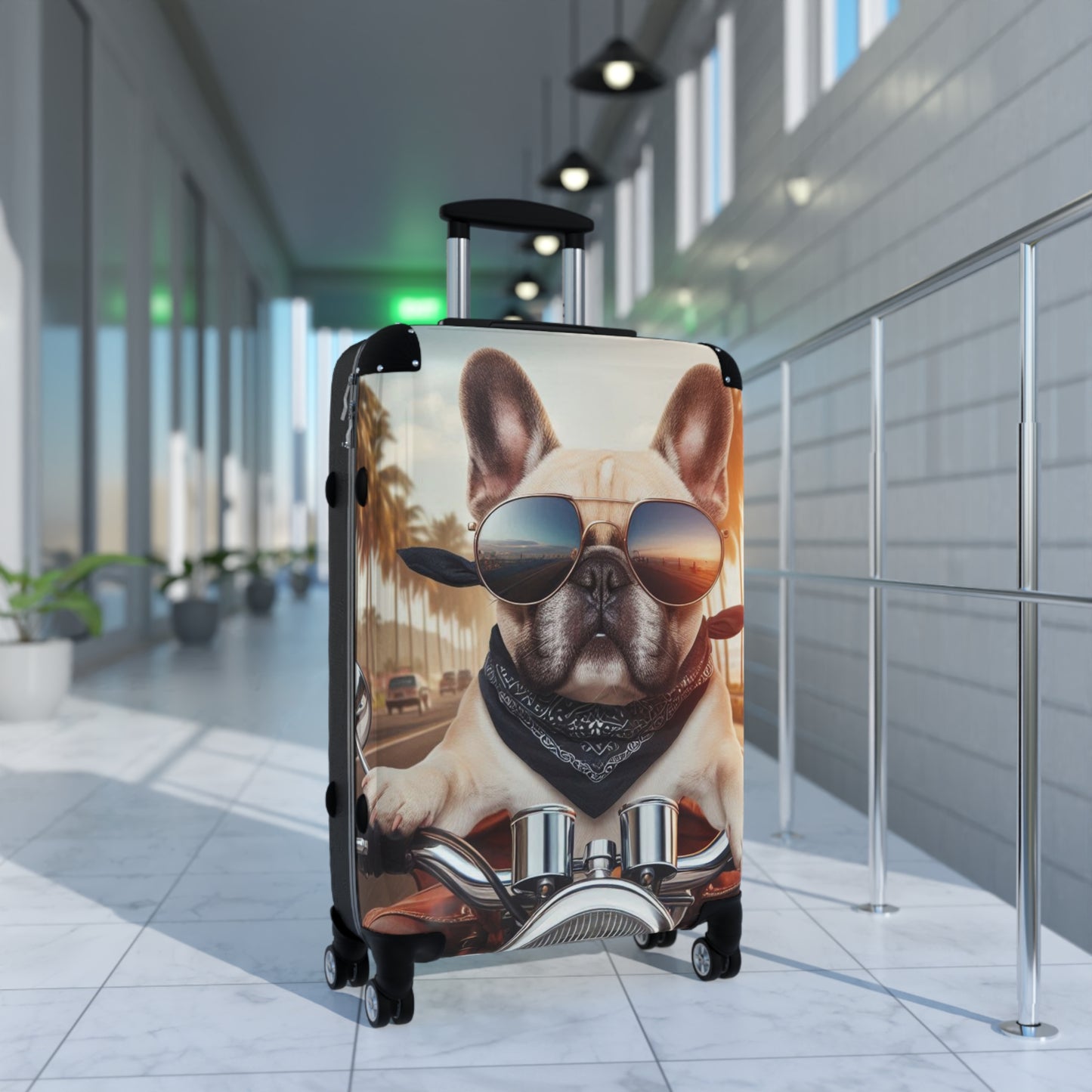 Cool Dog Travel Suitcase - Stylish Pet Lover Luggage