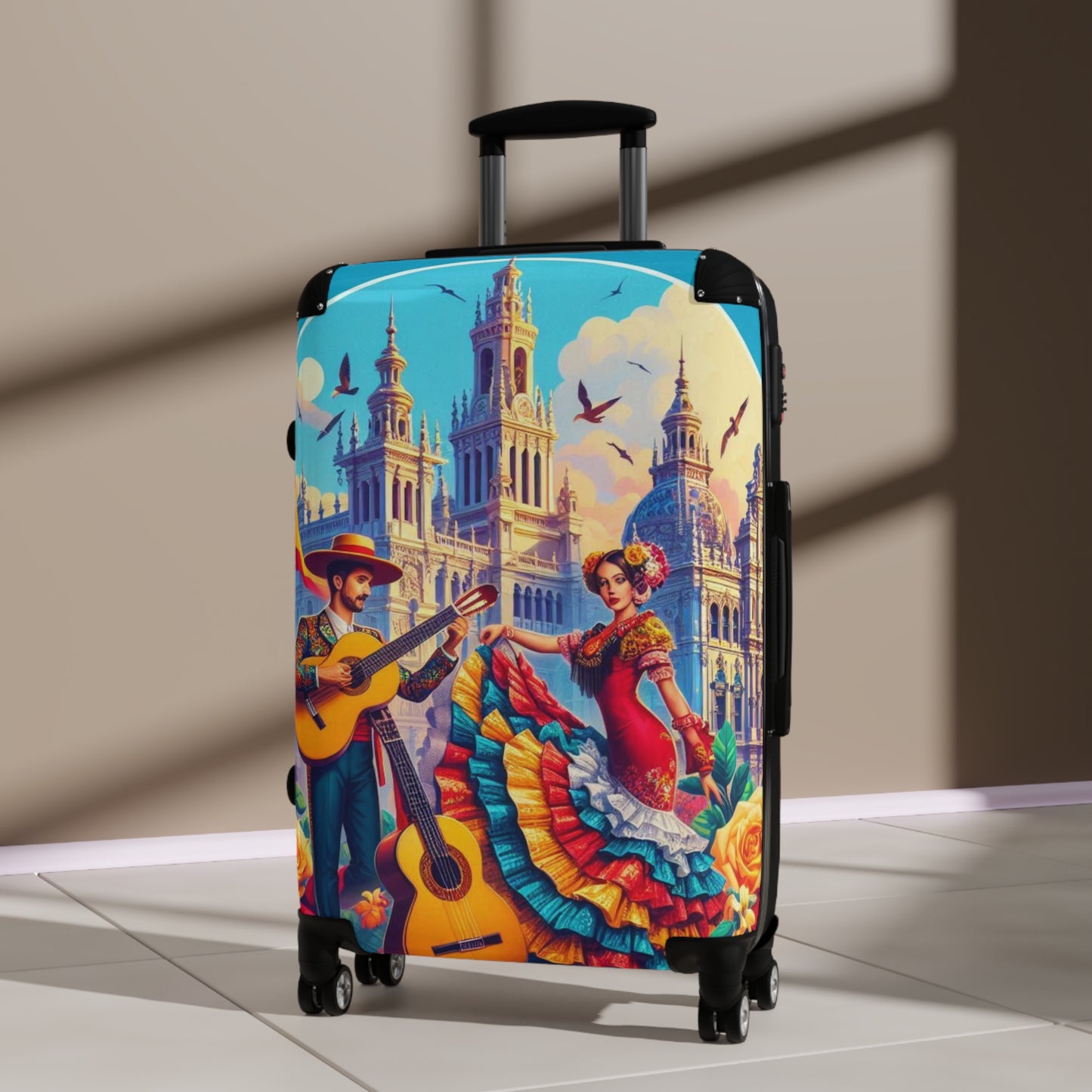 Vibrant Mariachi Suitcase - Colorful Travel Luggage for Adventure Seekers