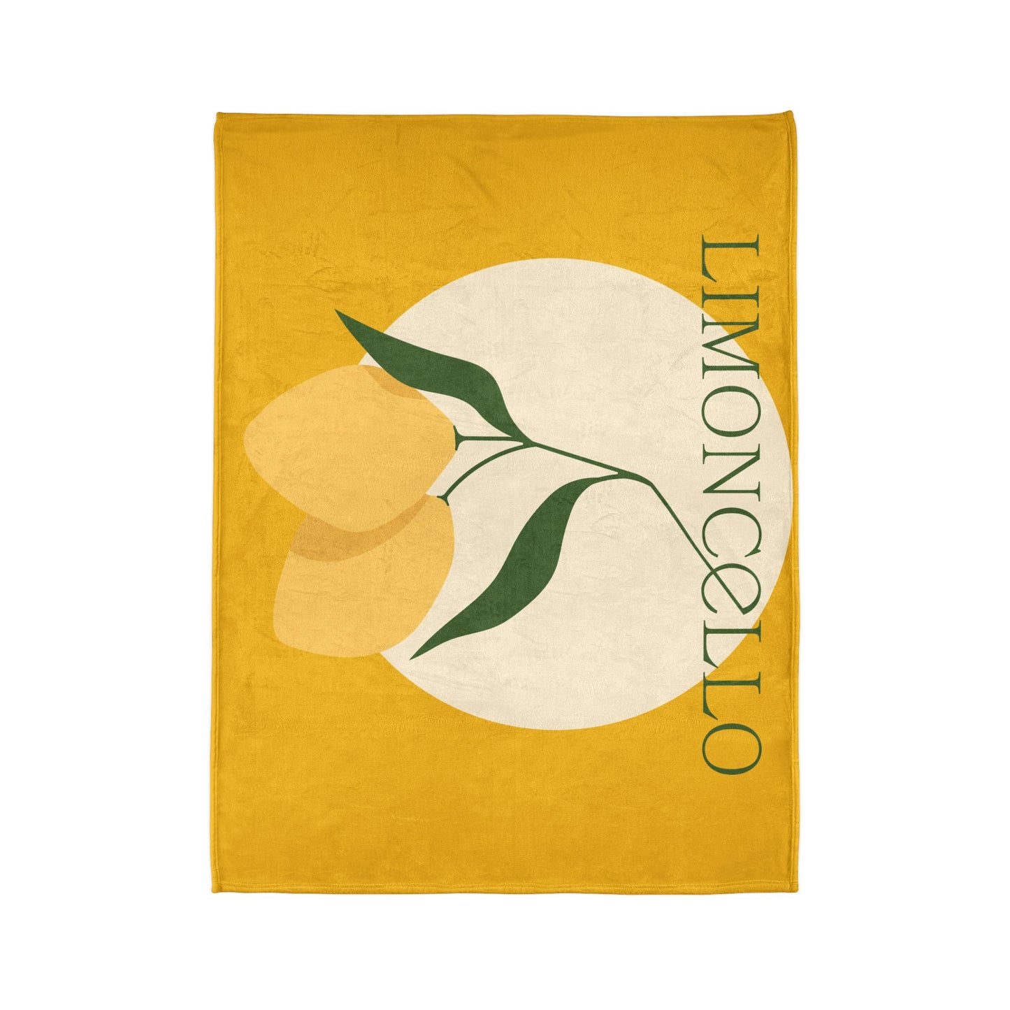 Limoncello Soft Polyester Blanket – Cozy Lemon-Themed Decor for Home and Gifts