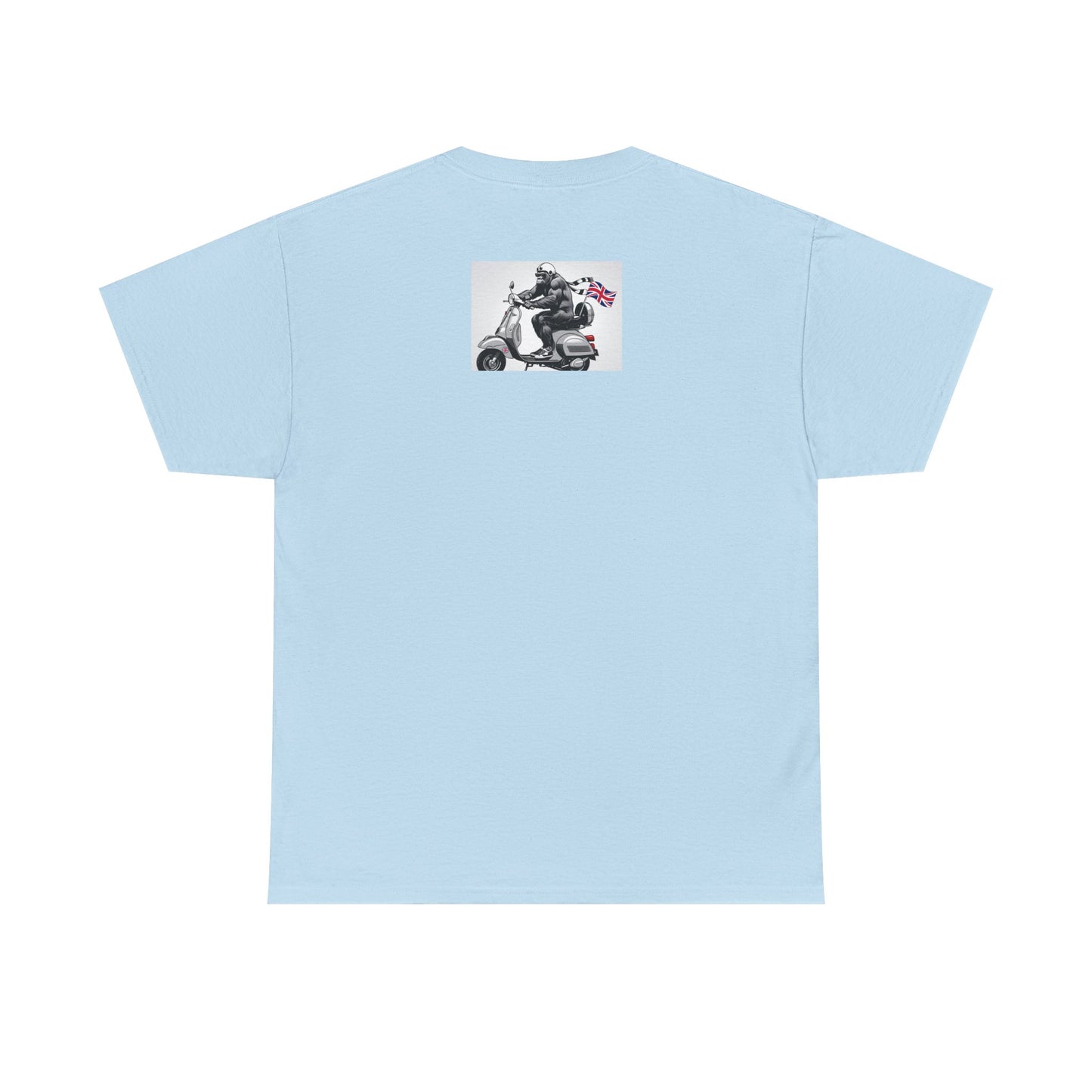 Cool Gorilla Scooter Tee, Unisex Graphic Tee, Fun Animal T-Shirt, Unique Gift for Him, Casual Summer Shirt, Motorcycle Enthusiast Apparel