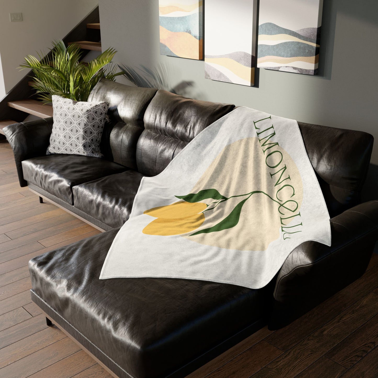 Limoncello Soft Polyester Blanket – Cozy Lemon-Themed Throw for Home Decor and Gifts