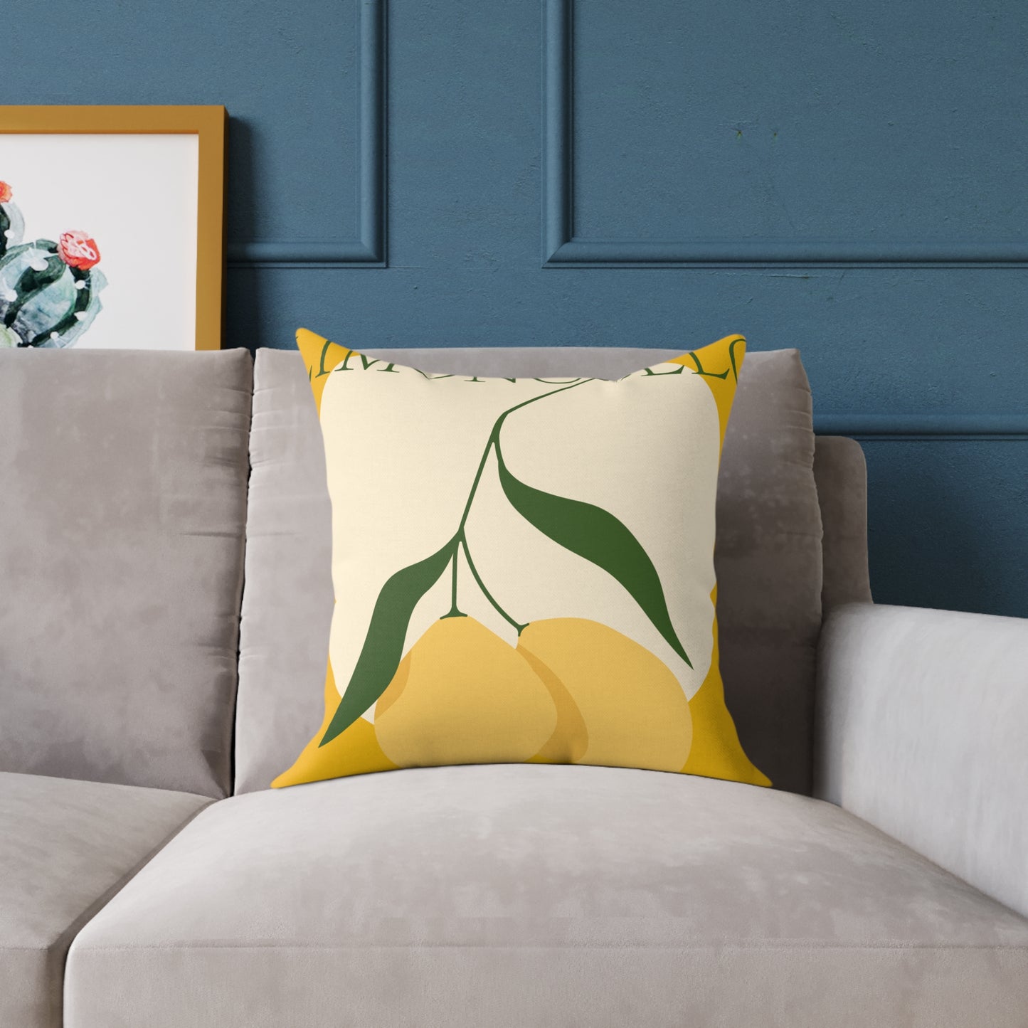 Limoncello Lemon Square Pillow – Brighten Up Your Home Decor
