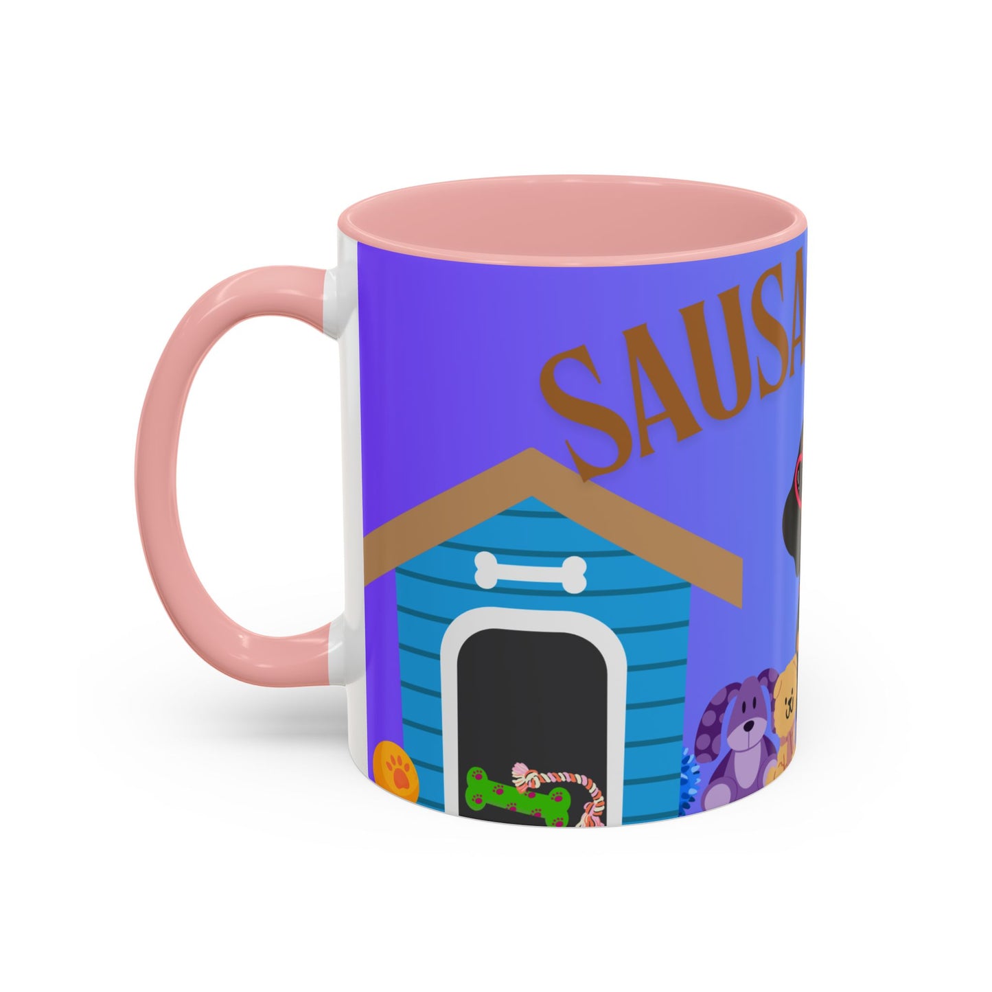 Whimsical Dog-Themed Coffee Mug, Cute Dog Mug, Gifts for Dog Lovers, Pet Owner Mug, Fun Canine Mug, Sausage Dog Coffee Cup