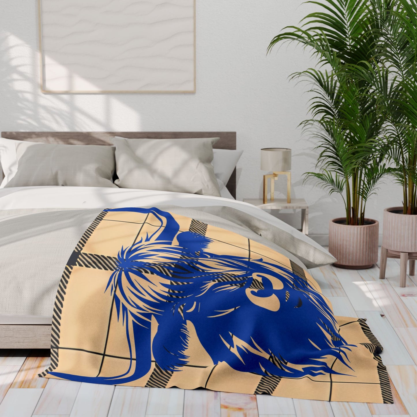 Cozy Highland Cow Fleece Blanket - Warm Blanket, Home Decor, Gift for Cow Lovers, Plaid Throw Blanket, Winter Essentials