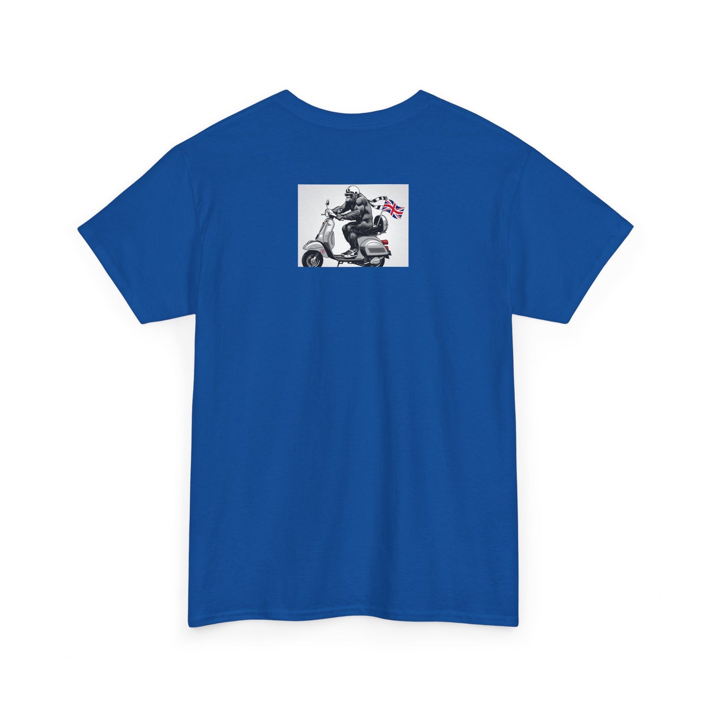 Cool Gorilla Scooter Tee, Unisex Graphic Tee, Fun Animal T-Shirt, Unique Gift for Him, Casual Summer Shirt, Motorcycle Enthusiast Apparel