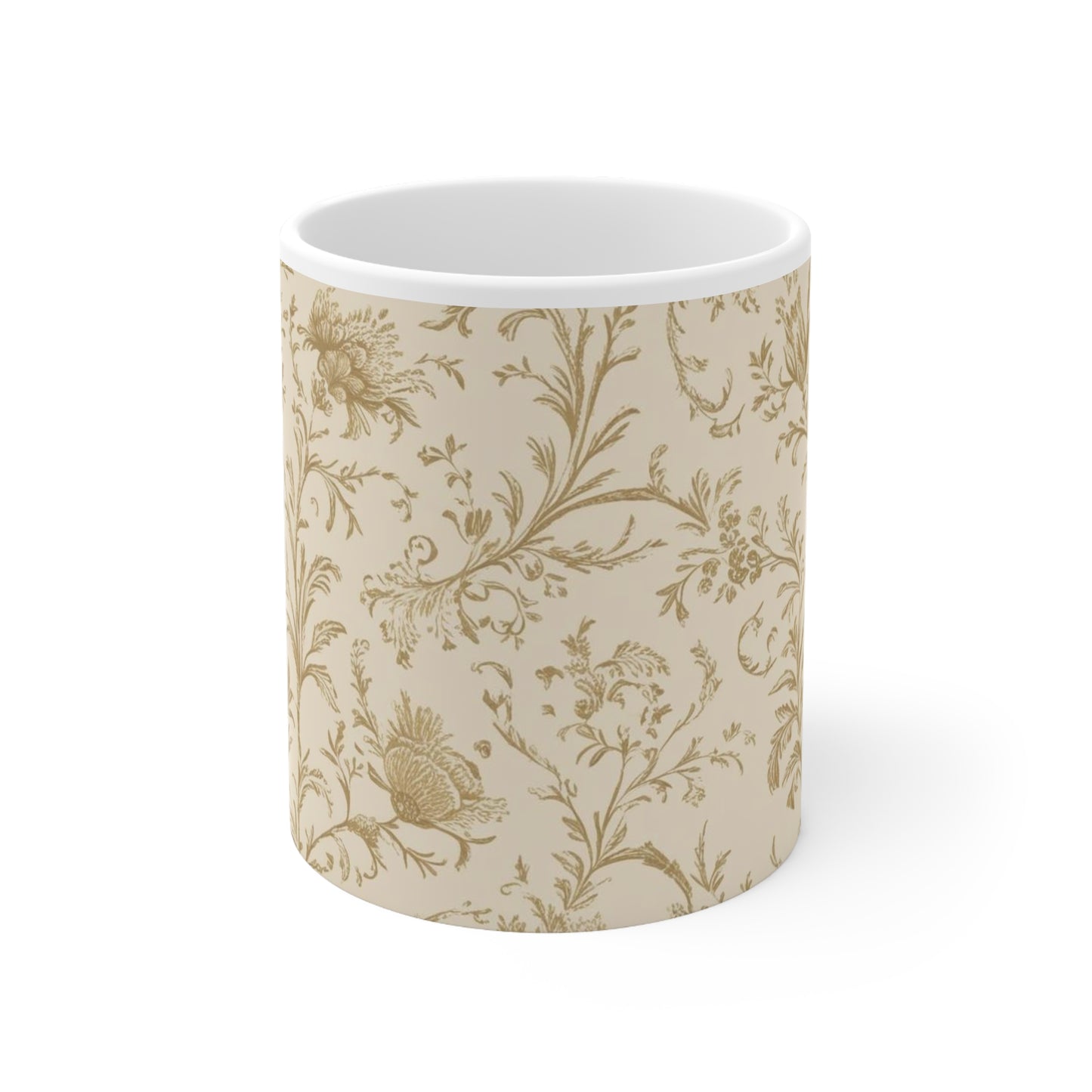 White Ceramic Mug, 11oz