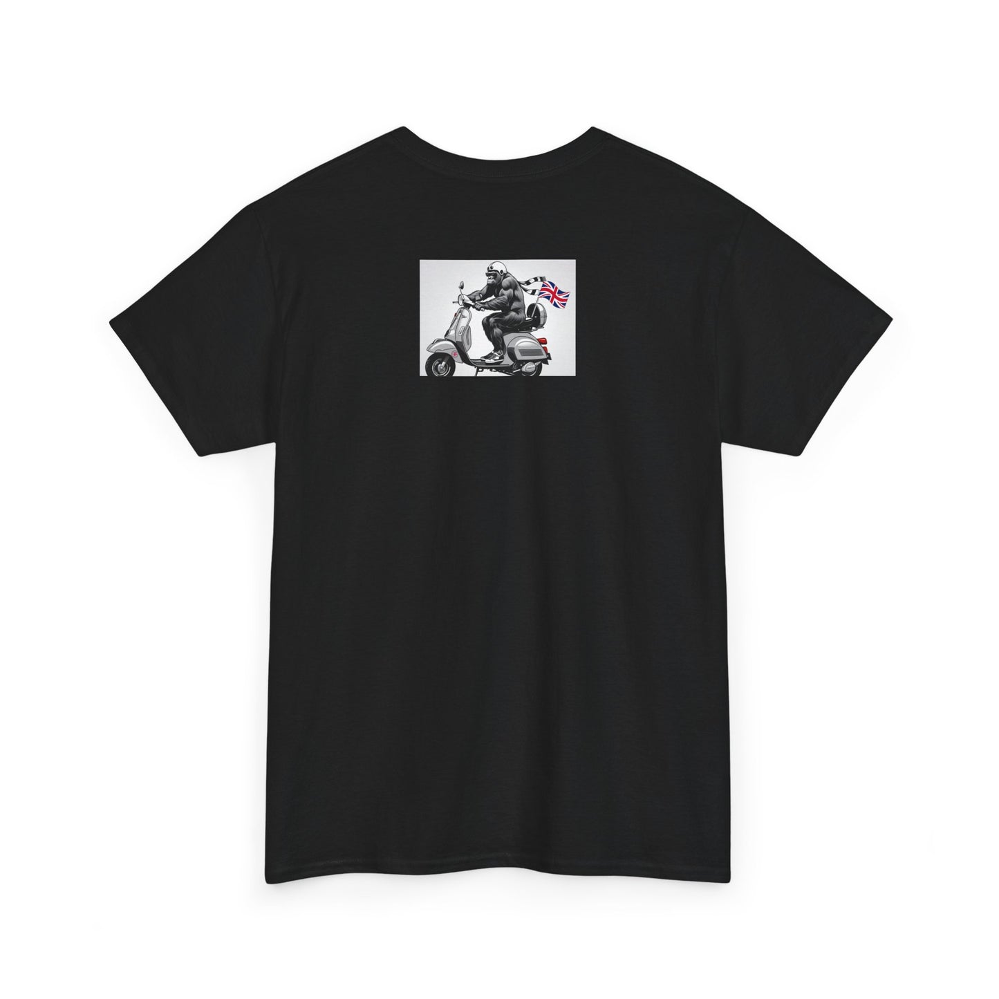 Cool Gorilla Scooter Tee, Unisex Graphic Tee, Fun Animal T-Shirt, Unique Gift for Him, Casual Summer Shirt, Motorcycle Enthusiast Apparel