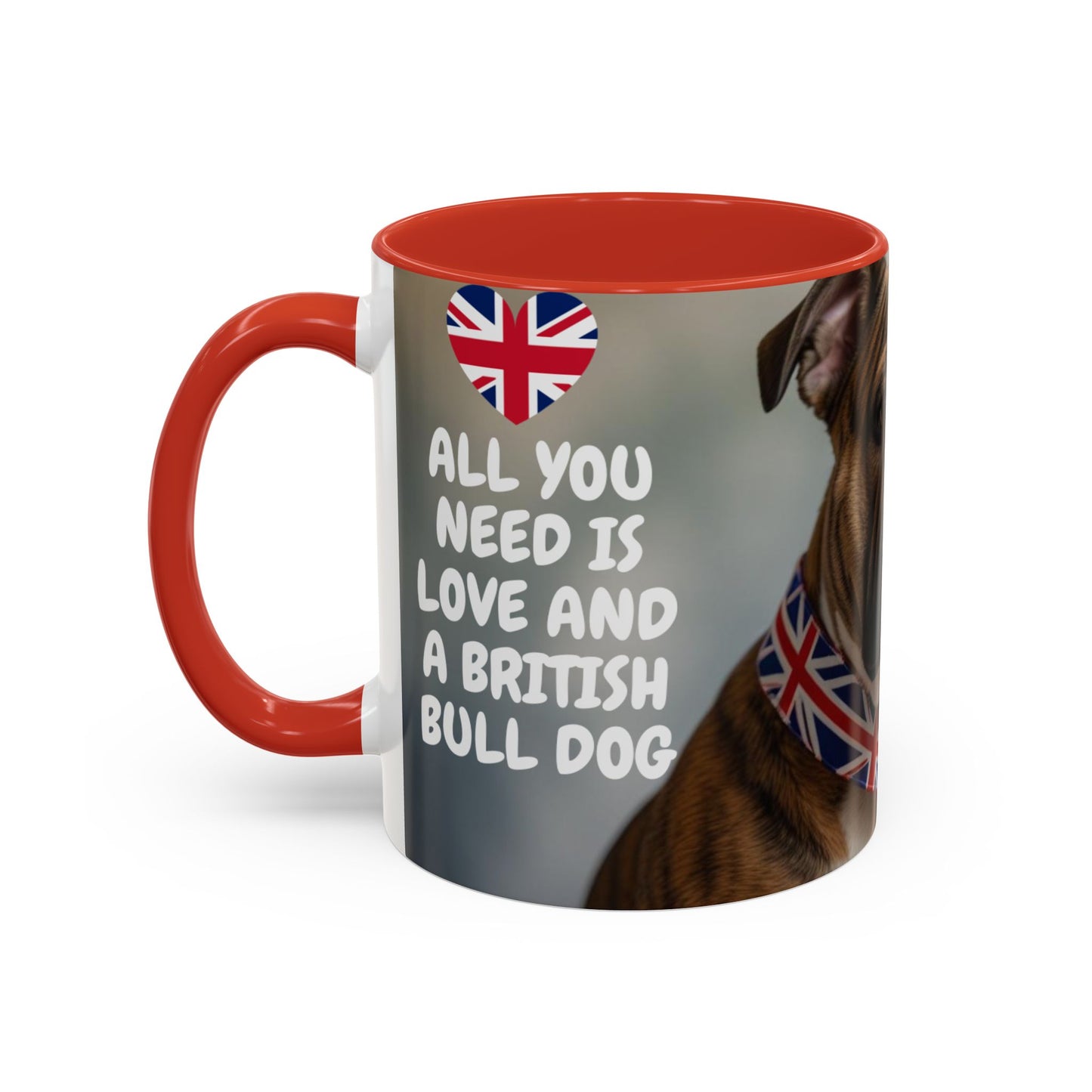 British Bulldog Accent Coffee Mug - Unique Pet Lover Gift, Dog-Themed Drinkware, Funny Dog Mug, Pet Parent Gift, Home & Kitchen Decor