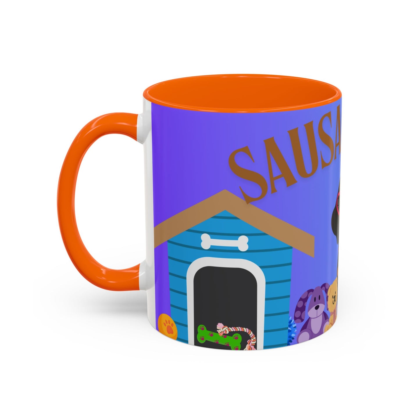 Whimsical Dog-Themed Coffee Mug, Cute Dog Mug, Gifts for Dog Lovers, Pet Owner Mug, Fun Canine Mug, Sausage Dog Coffee Cup