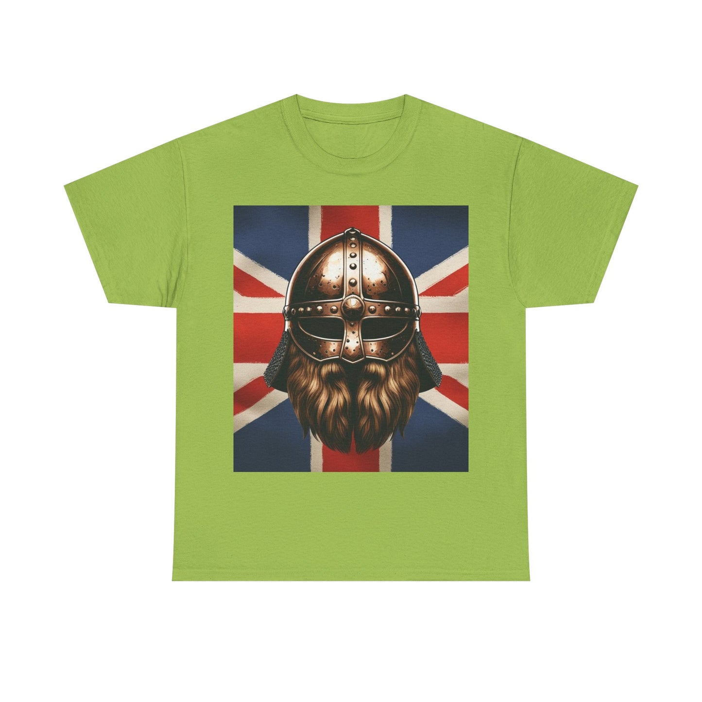 Viking Warrior Cotton Tee, Unisex Graphic T-Shirt, Norse Mythology Shirt, Unique Gift for Dad, Casual Outfit for Men and Women