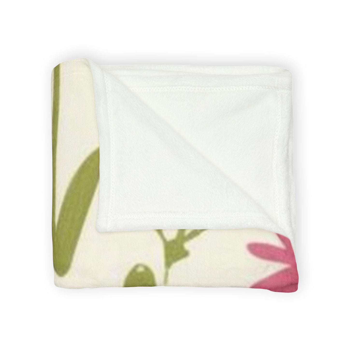 Bright Floral Soft Polyester Blanket - Perfect for Cozying Up & Home Decor