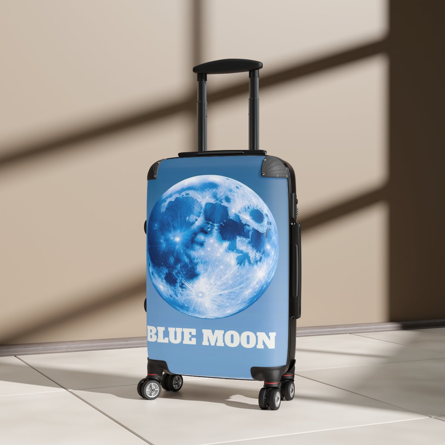 Blue Moon Travel Suitcase - Stylish Luggage for Adventurers