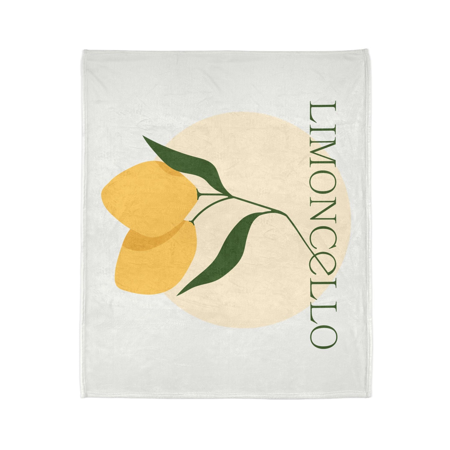 Limoncello Soft Polyester Blanket – Cozy Lemon-Themed Throw for Home Decor and Gifts