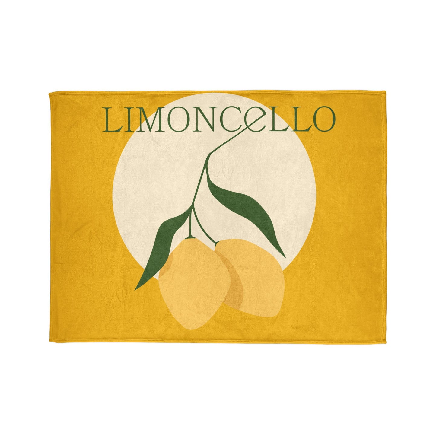 Limoncello Soft Polyester Blanket – Cozy Lemon-Themed Decor for Home and Gifts