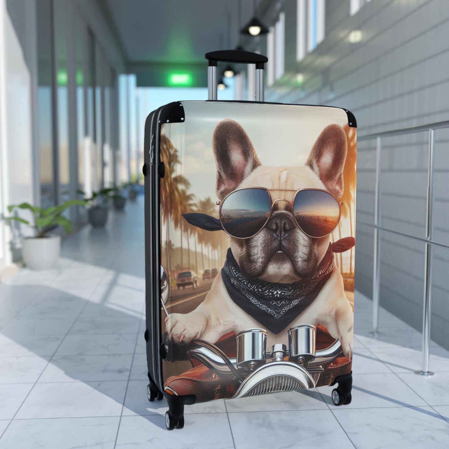 Cool Dog Travel Suitcase - Stylish Pet Lover Luggage