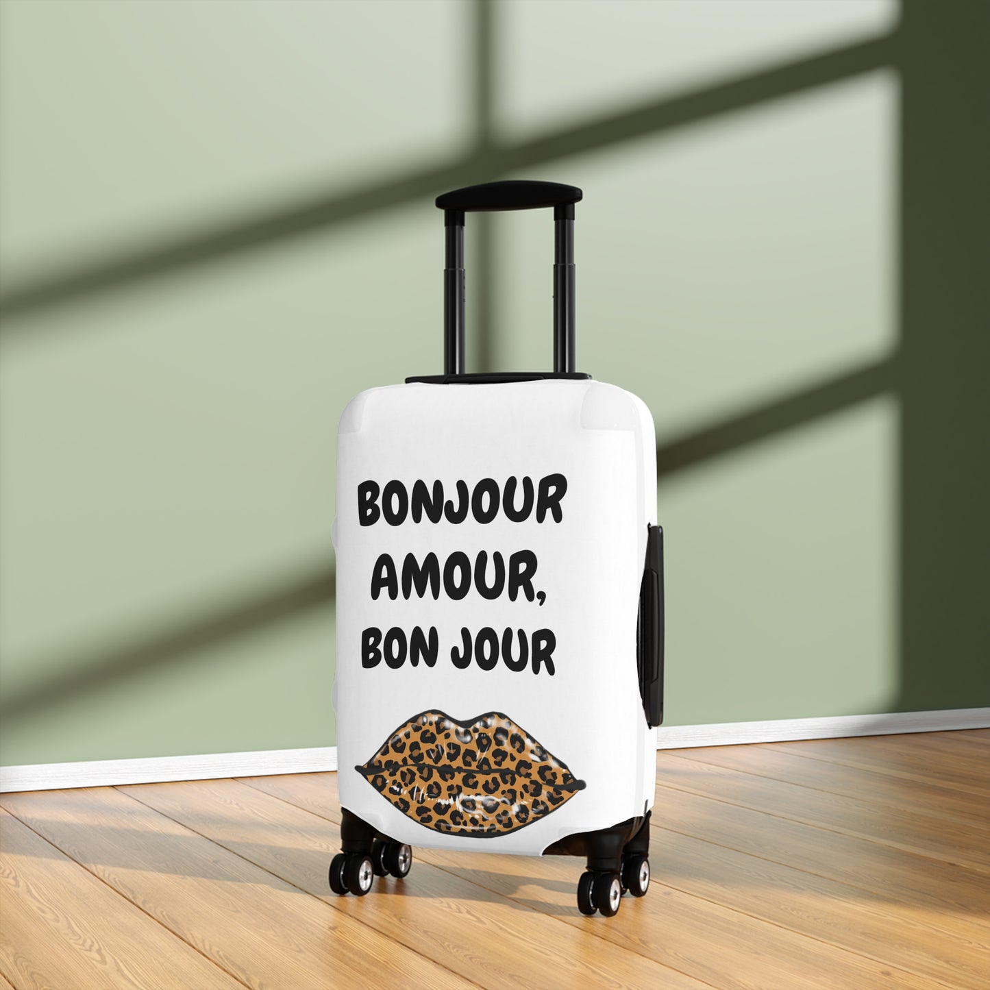 Bonjour Amour Luggage Cover - Trendy Travel Accessory, Stylish Baggage Protector, Perfect for Fashion Lovers, Unique Gift Idea, Cute [...]