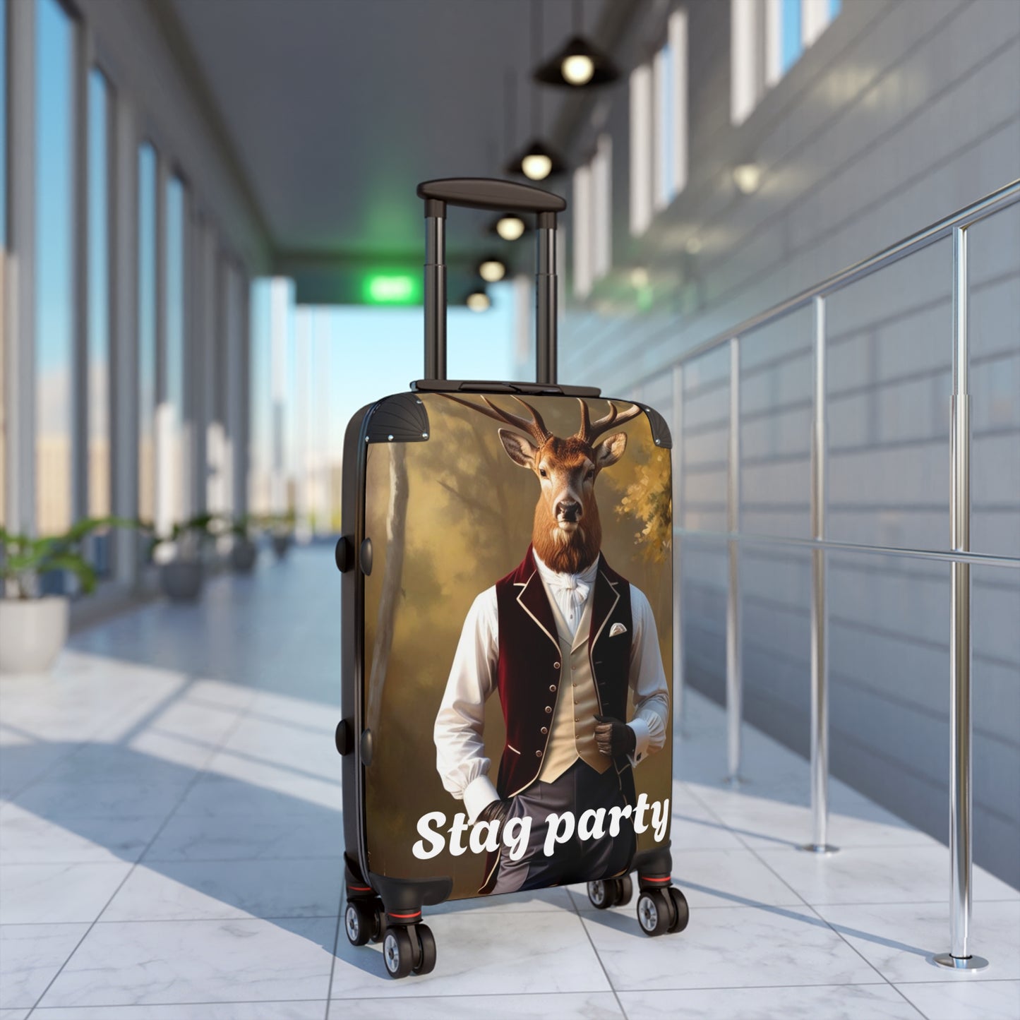 Stag Party Suitcase - Stylish Travel Luggage for Groomsmen