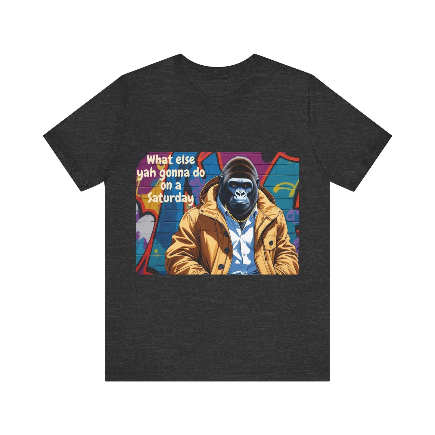 Urban Gorilla Tee - Weekend Vibes, Funny Graphic Shirt, Casual Style, Gift for Him/Her, Skate and Streetwear Fashion