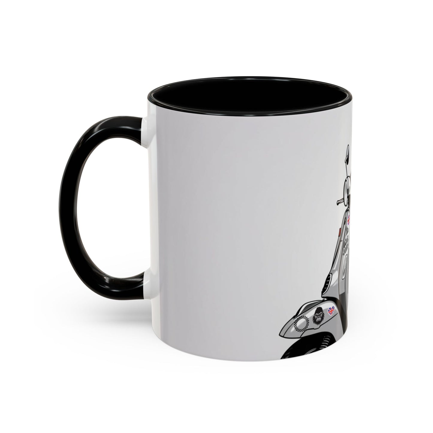 Cool Gorilla Scooter Mug - Fun Coffee Cup for Animal Lovers, Gift for Birthdays, Cool Caffeine Fix, Unique Decor