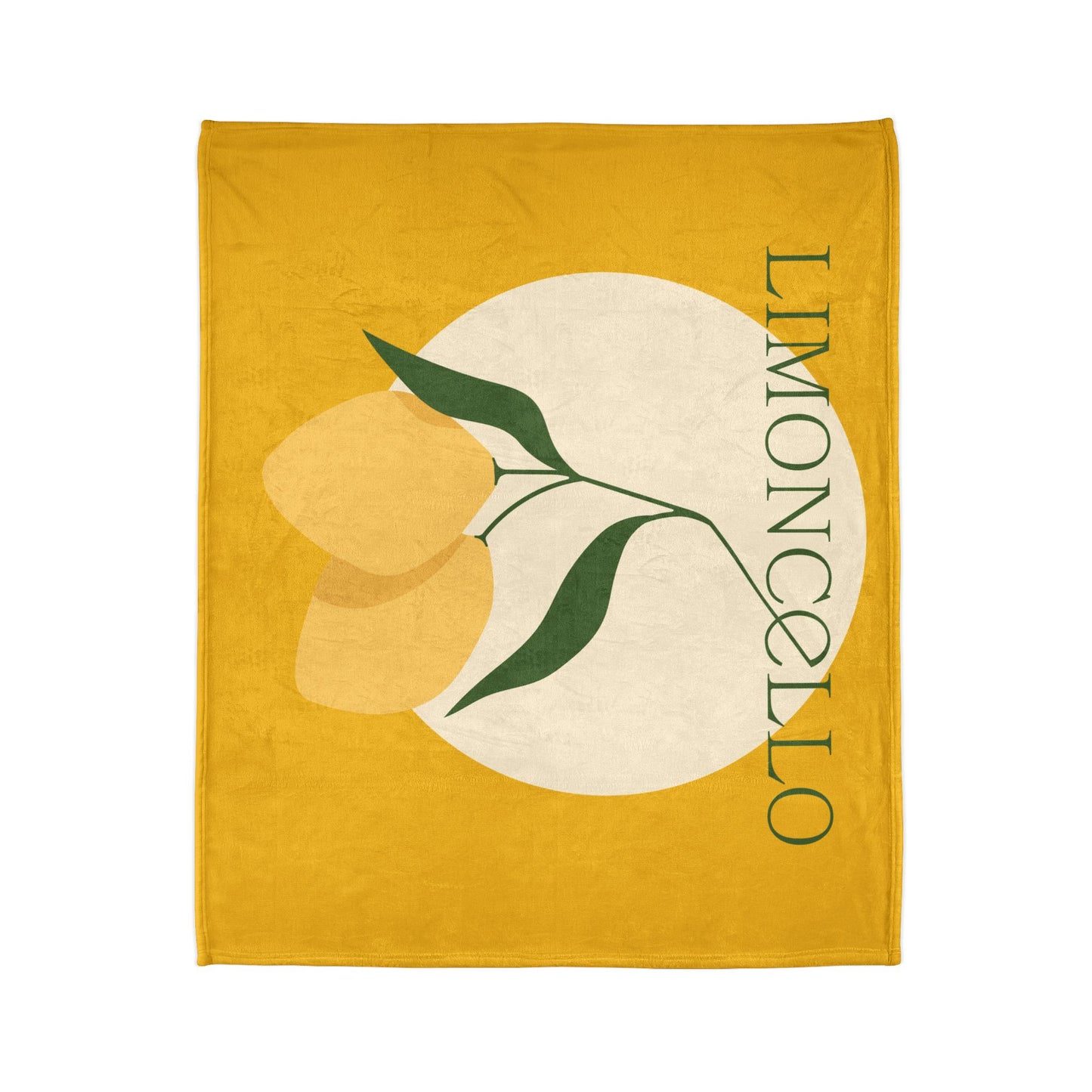 Limoncello Soft Polyester Blanket – Cozy Lemon-Themed Decor for Home and Gifts