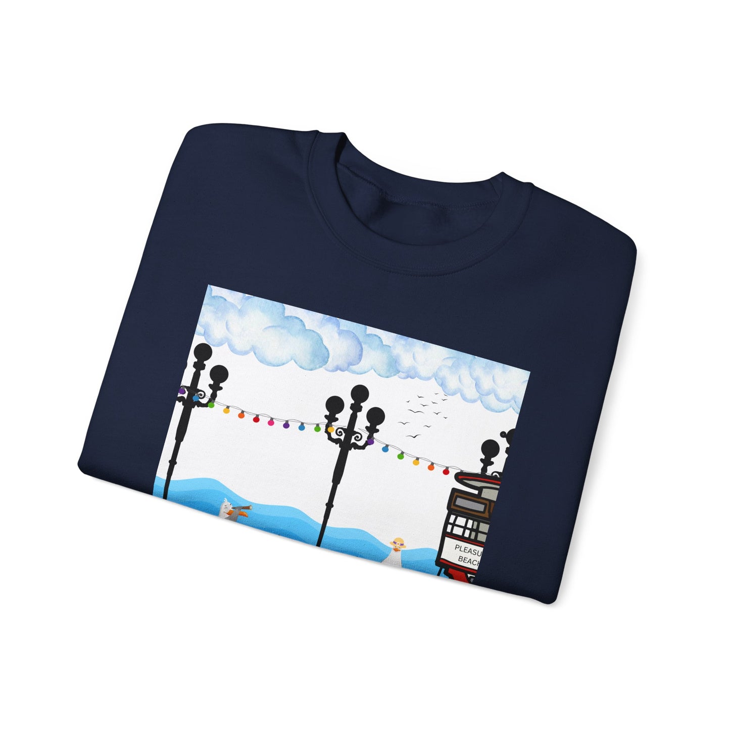Cozy Urban Scene Sweatshirt – Perfect for Casual Outings, Gift for Friends, Comfortable Layering, Travel Style