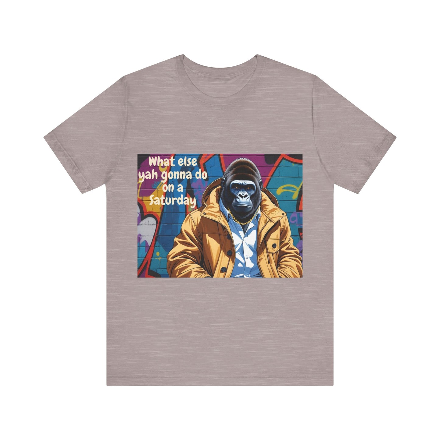 Urban Gorilla Tee - Weekend Vibes, Funny Graphic Shirt, Casual Style, Gift for Him/Her, Skate and Streetwear Fashion