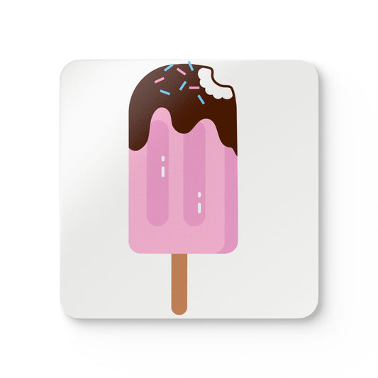 Fun Ice Cream Cork Coaster Set - Perfect for Summer Parties & Home Decor