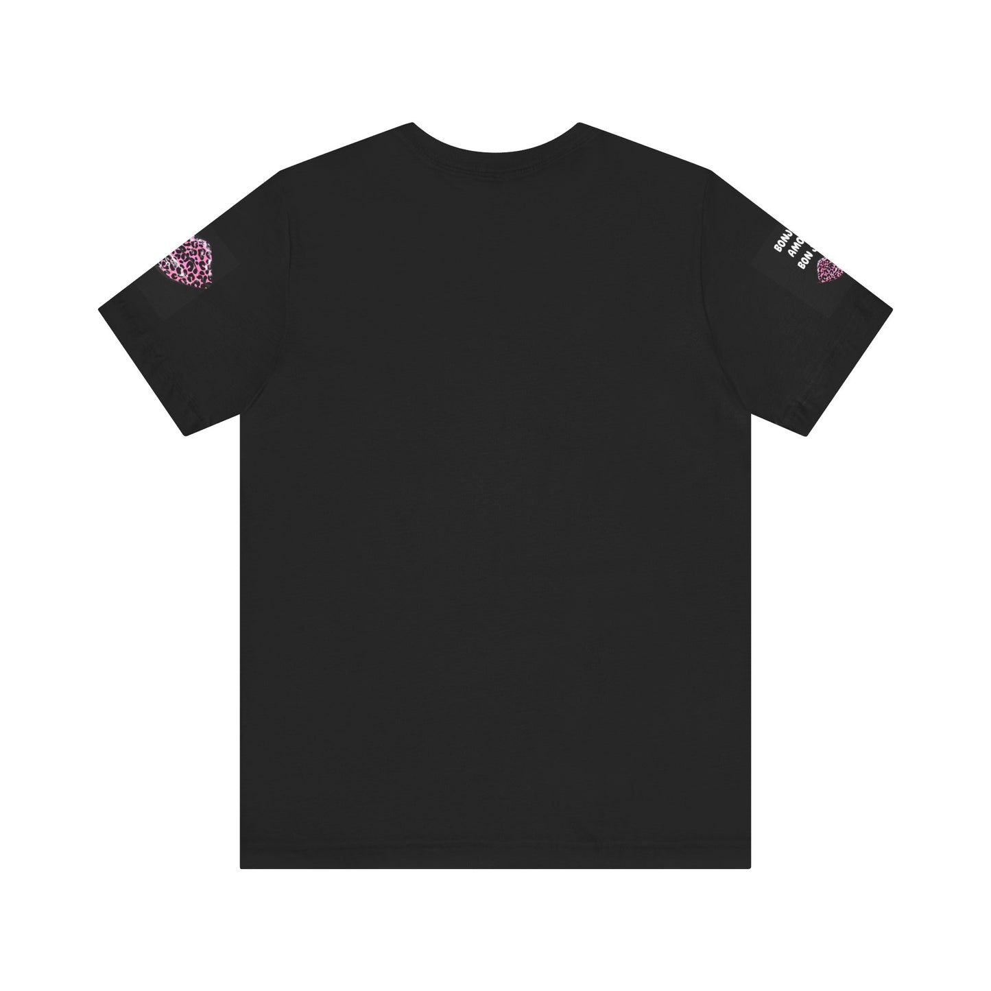 Chic Graphic Tee, Bonjour Amour Tee, Casual Wear, Gift for Her, Trendy Outfit, Feminine Style