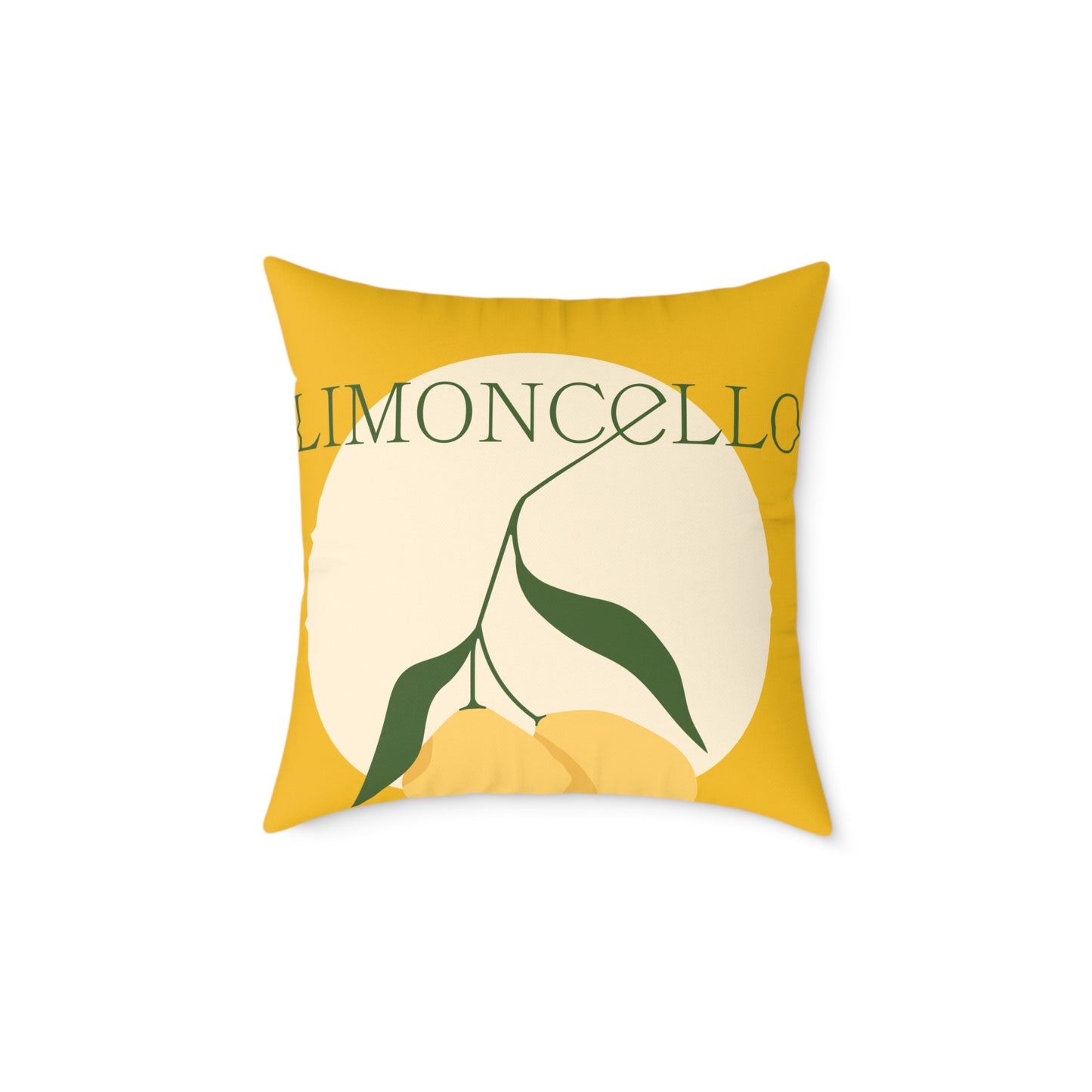 Limoncello Lemon Square Pillow – Brighten Up Your Home Decor