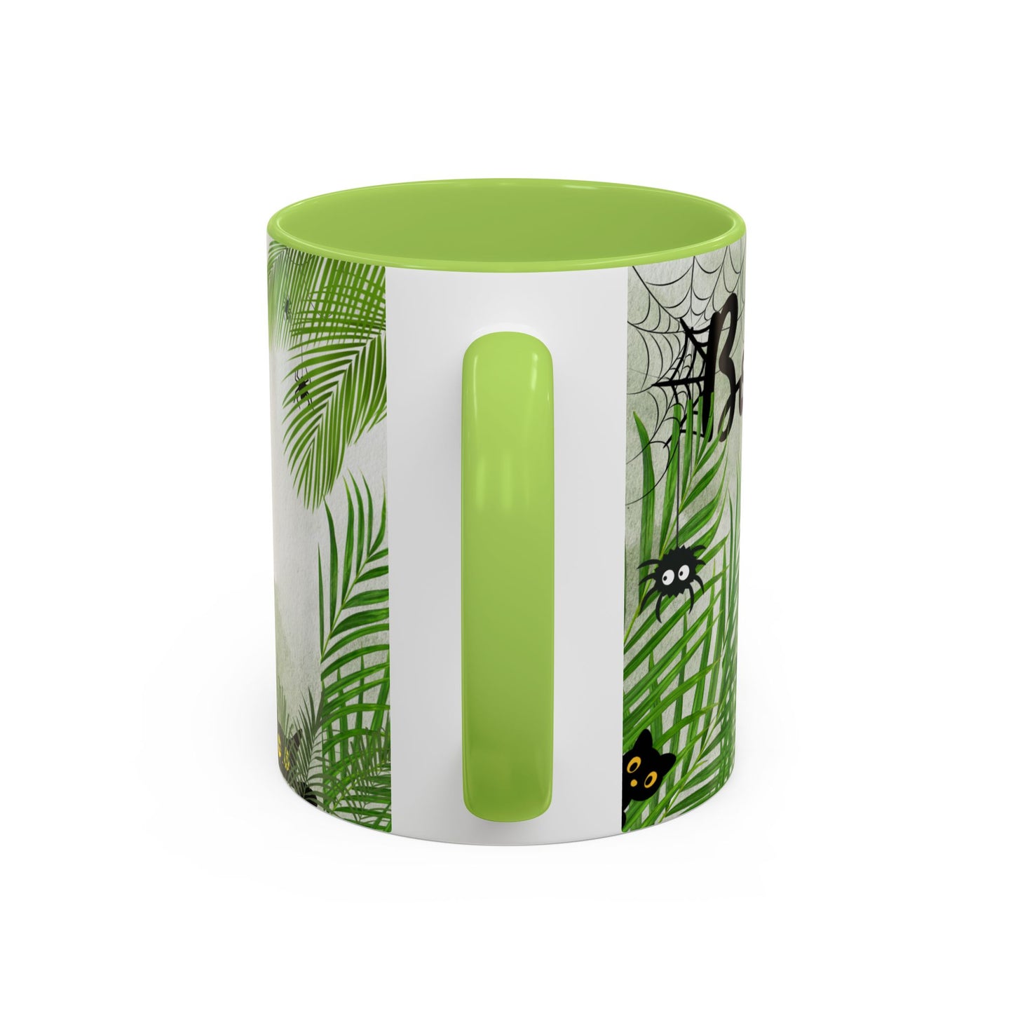 Spider Web Accent Coffee Mug | Halloween Decor, Gift for Creepy Coffee Lovers, Unique Kitchenware, Spooky Mug for Fall