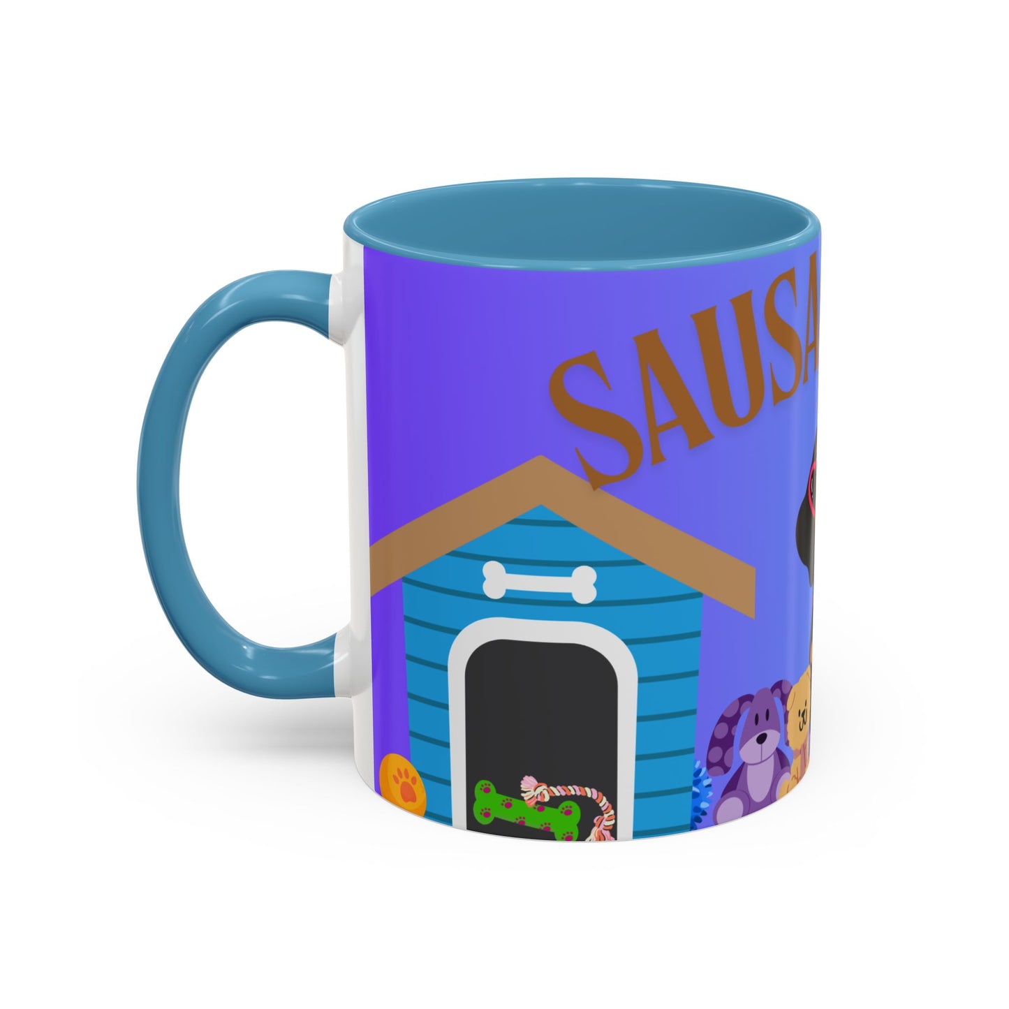 Whimsical Dog-Themed Coffee Mug, Cute Dog Mug, Gifts for Dog Lovers, Pet Owner Mug, Fun Canine Mug, Sausage Dog Coffee Cup