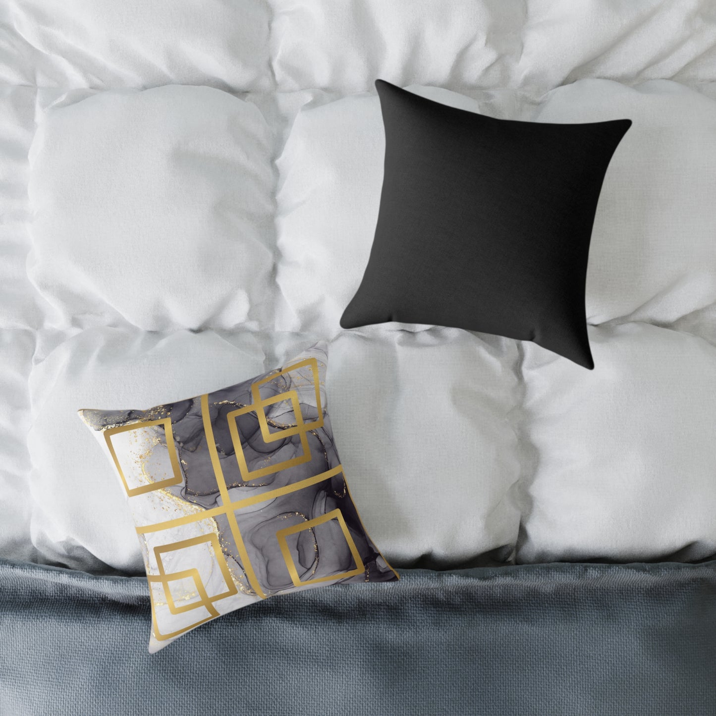 Elegant Geometric Canvas Pillow | Modern Decor, Sofa Cushion, Gift for Home, Interior Design, Minimalist Style