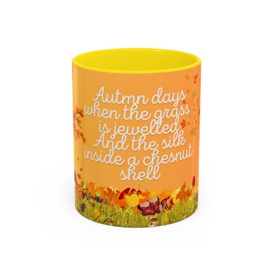 Autumn Vibes Coffee Mug, Perfect for Fall, Seasonal Decor, Gifts for Nature Lovers, Hot Drinks, Cozy Mornings