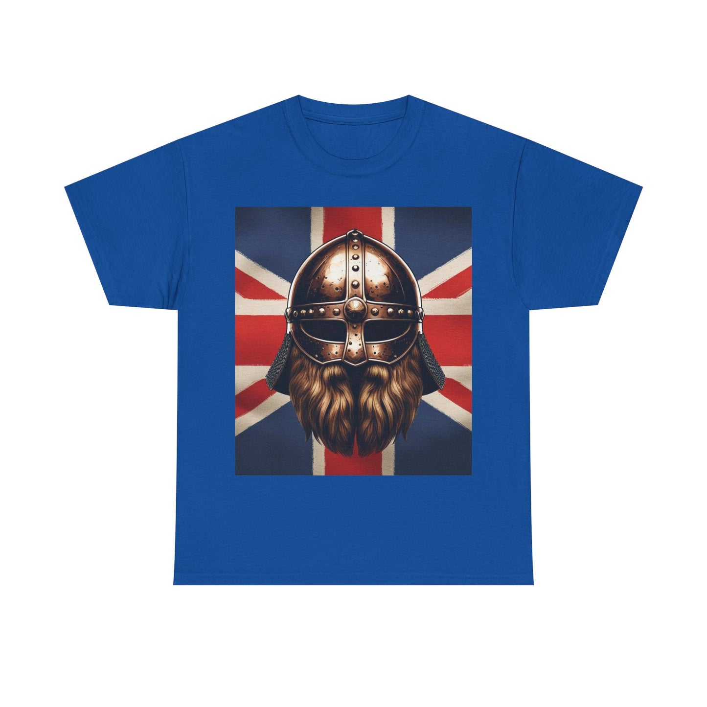 Viking Warrior Cotton Tee, Unisex Graphic T-Shirt, Norse Mythology Shirt, Unique Gift for Dad, Casual Outfit for Men and Women