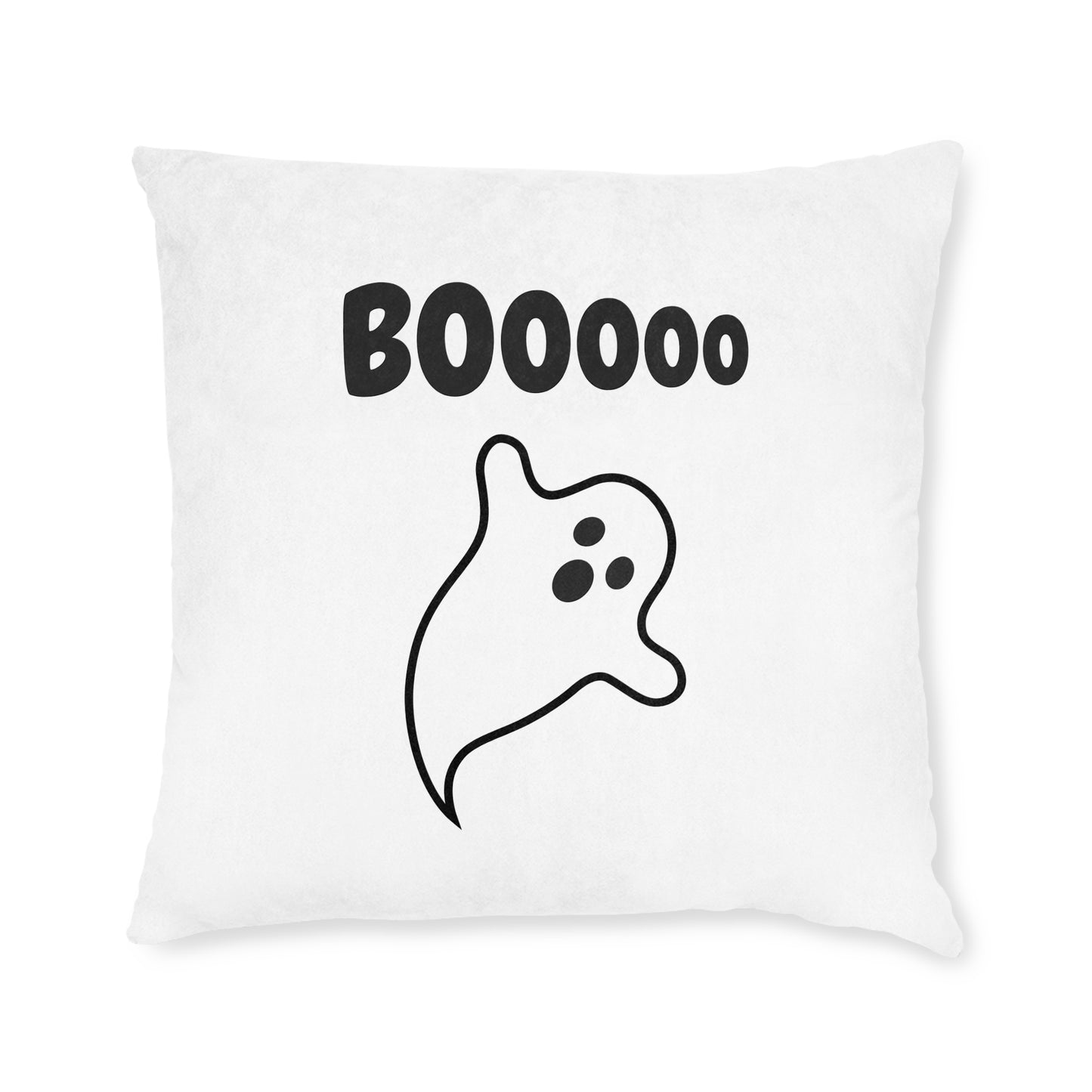 Halloween-Themed Square Pillow, Seasonal Decor, Trick or Treat Cushion, Boo Pillows, Cozy Fall Home Accent, Spooky Gifts