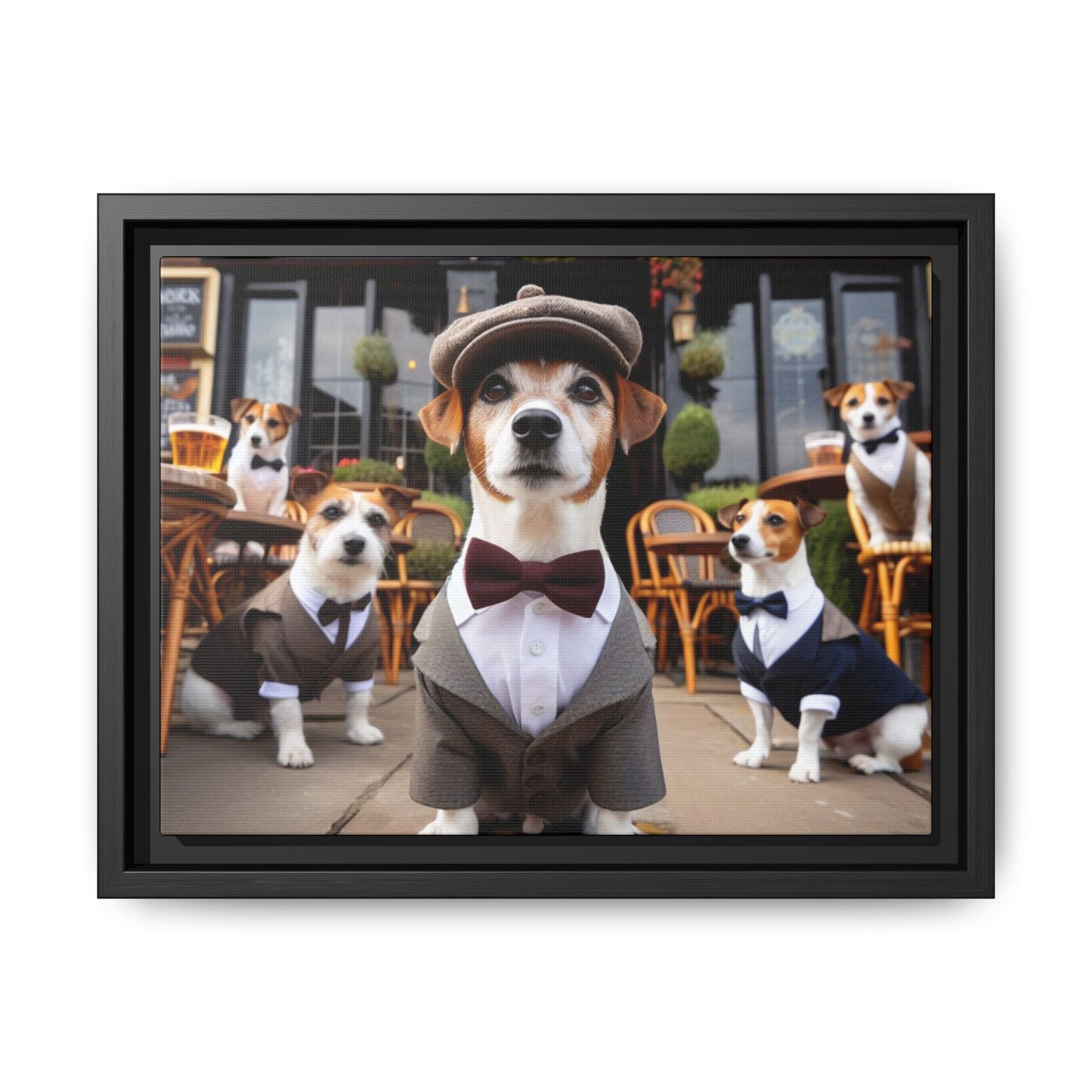 Matte Canvas, Framed (Multi-color)