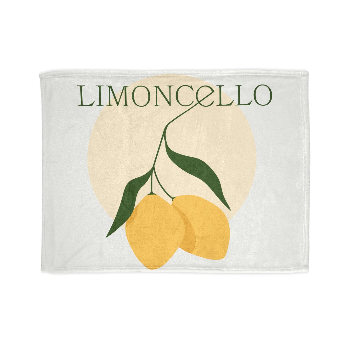 Limoncello Soft Polyester Blanket – Cozy Lemon-Themed Throw for Home Decor and Gifts