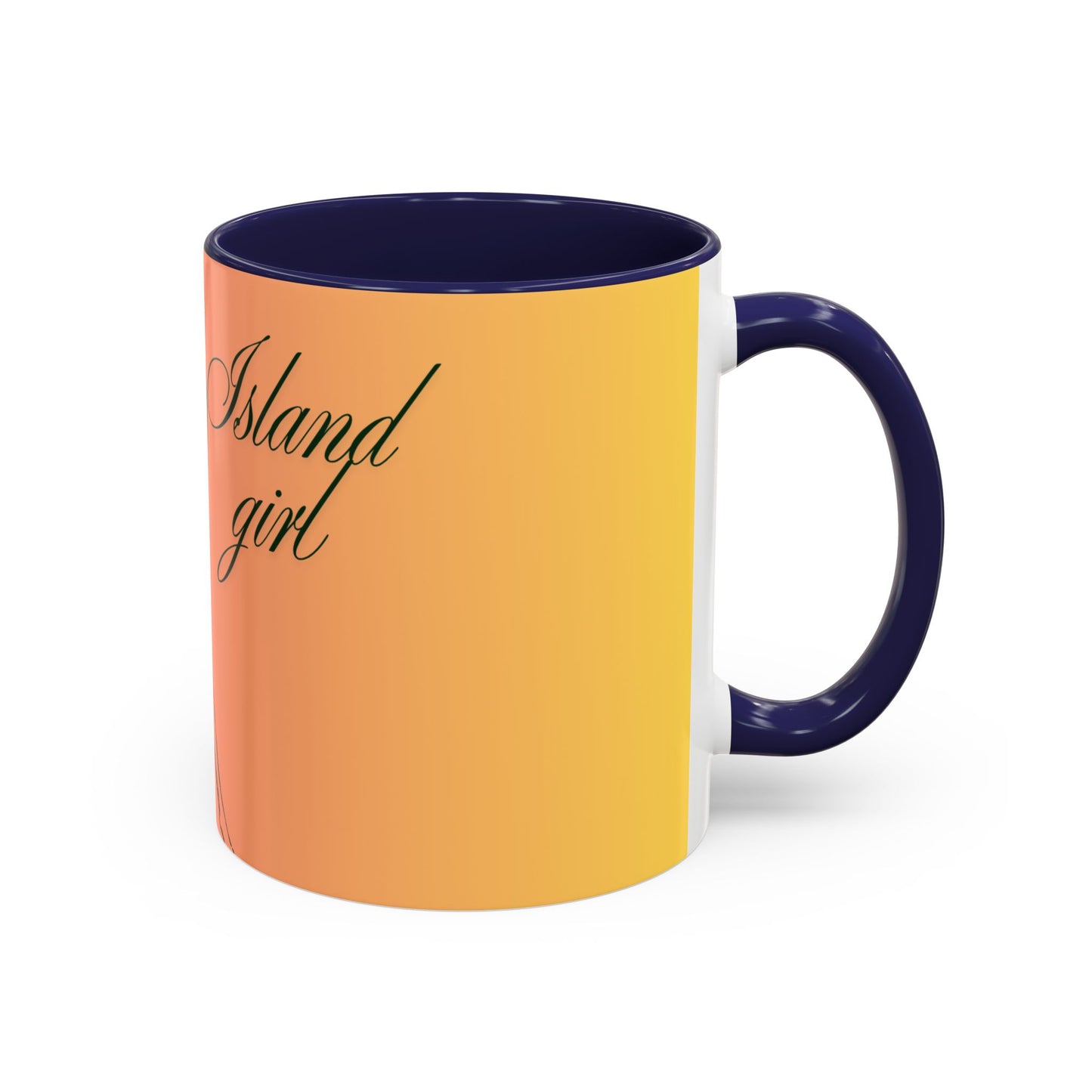 Vibrant Accent Coffee Mug - Island Girl Design, Perfect for Beach Lovers, Gift for Any Occasion, Unique Home Decor, Summer Vibes, [...]