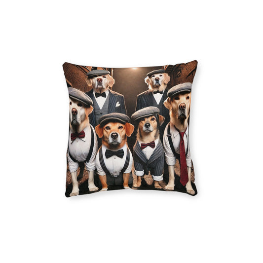 Elegant Dog Themed Square Pillow - Perfect for Pet Lovers & Home Decor