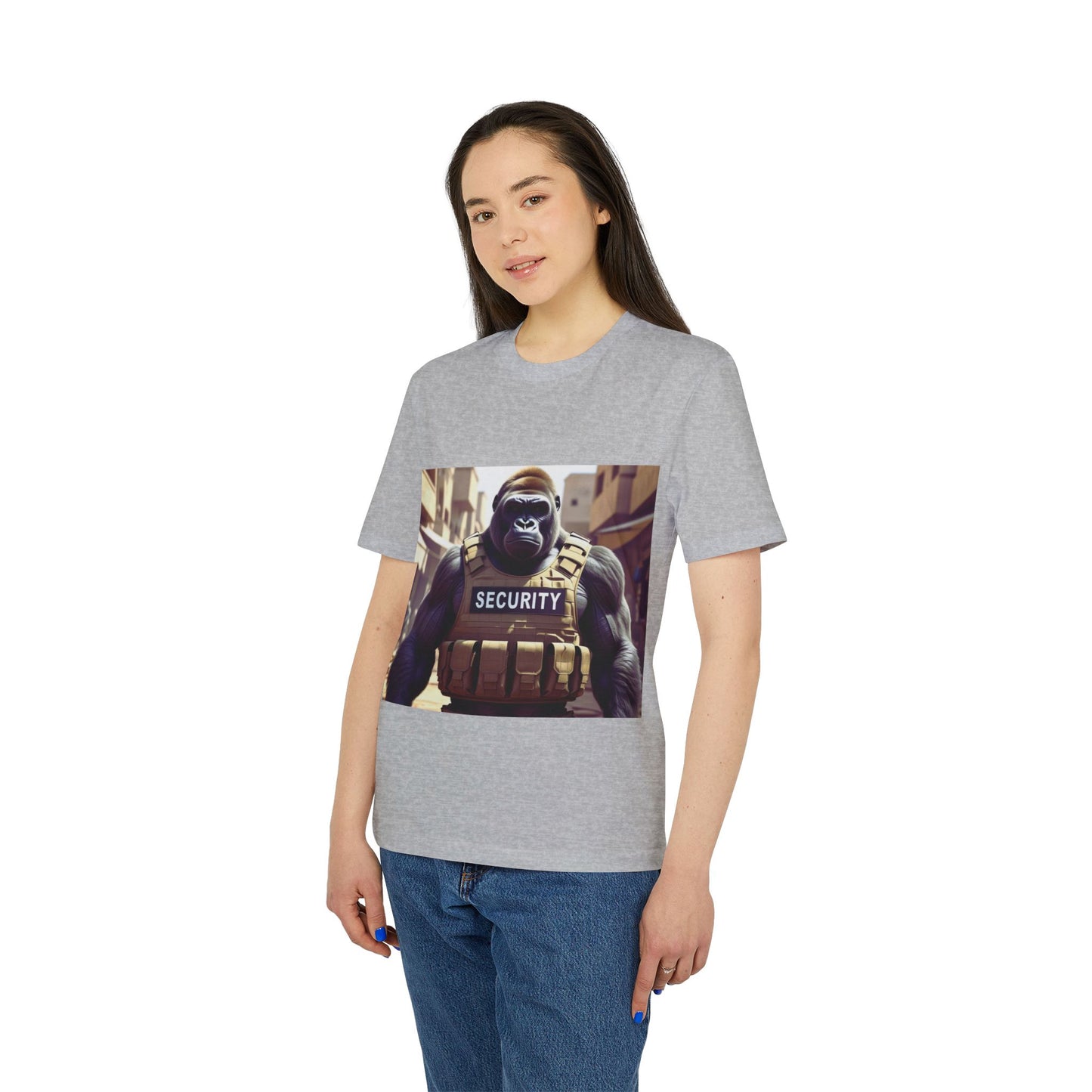 Security Gorilla T-Shirt, Funny Graphic Tee, Unisex Humor Shirt, Gift for Creators, Casual Wear, Streetwear Style