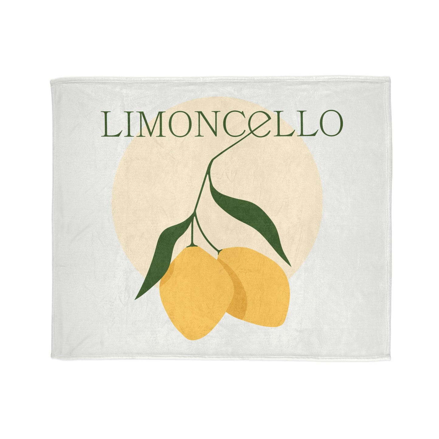 Limoncello Soft Polyester Blanket – Cozy Lemon-Themed Throw for Home Decor and Gifts