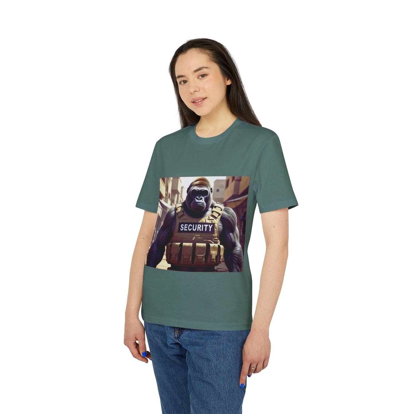 Security Gorilla T-Shirt, Funny Graphic Tee, Unisex Humor Shirt, Gift for Creators, Casual Wear, Streetwear Style