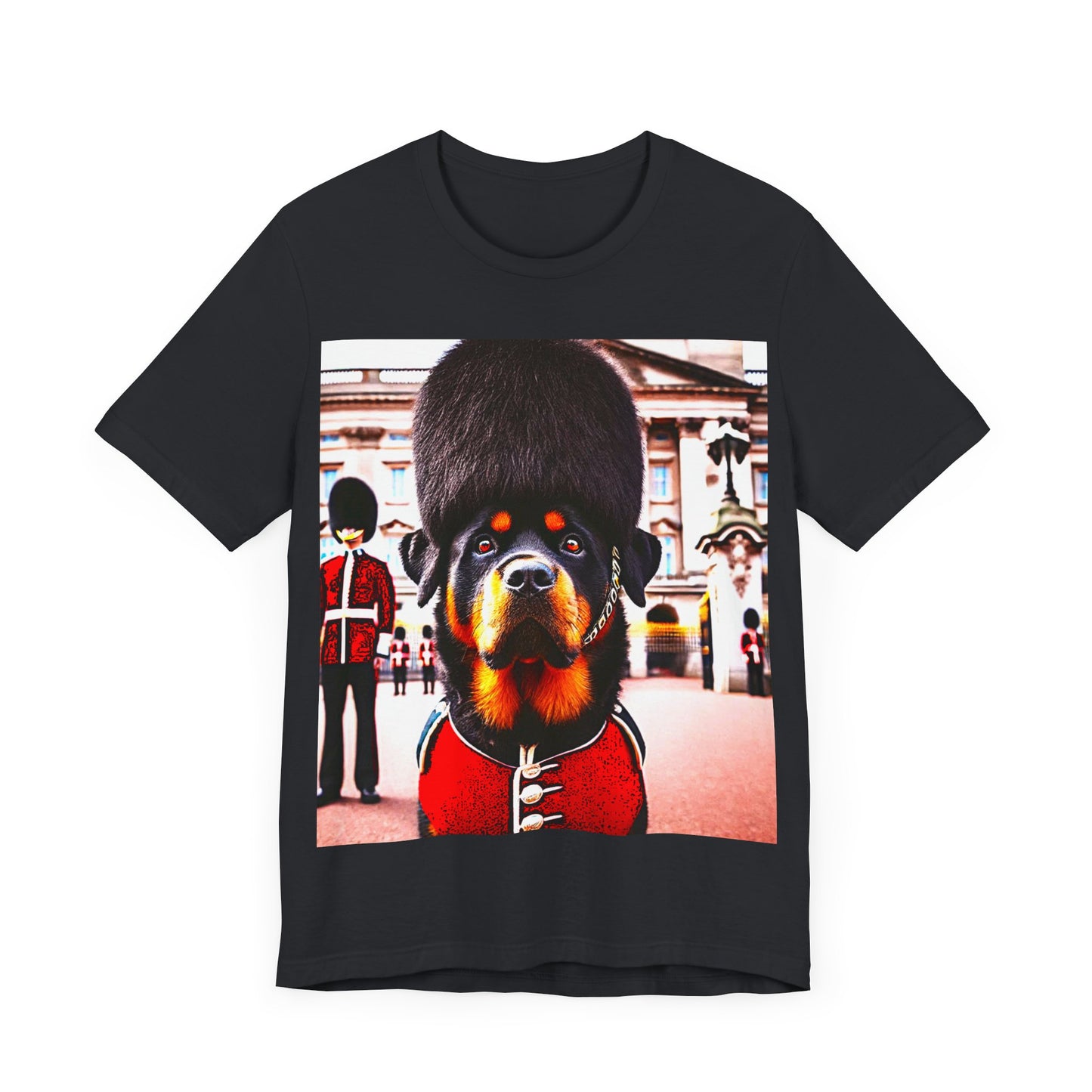 Royal Pup Short Sleeve Tee - Fun & Stylish Dog Design