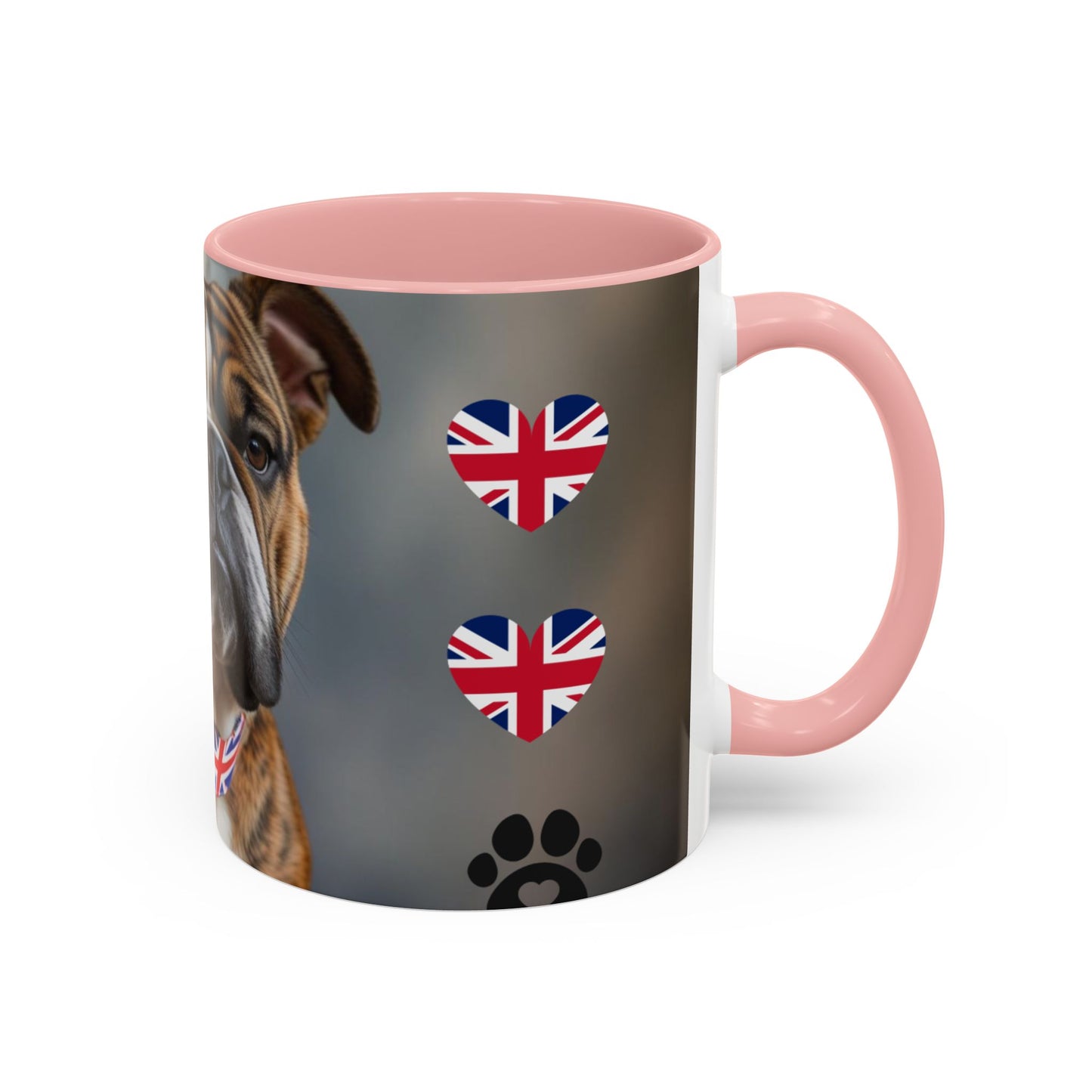 British Bulldog Accent Coffee Mug - Unique Pet Lover Gift, Dog-Themed Drinkware, Funny Dog Mug, Pet Parent Gift, Home & Kitchen Decor