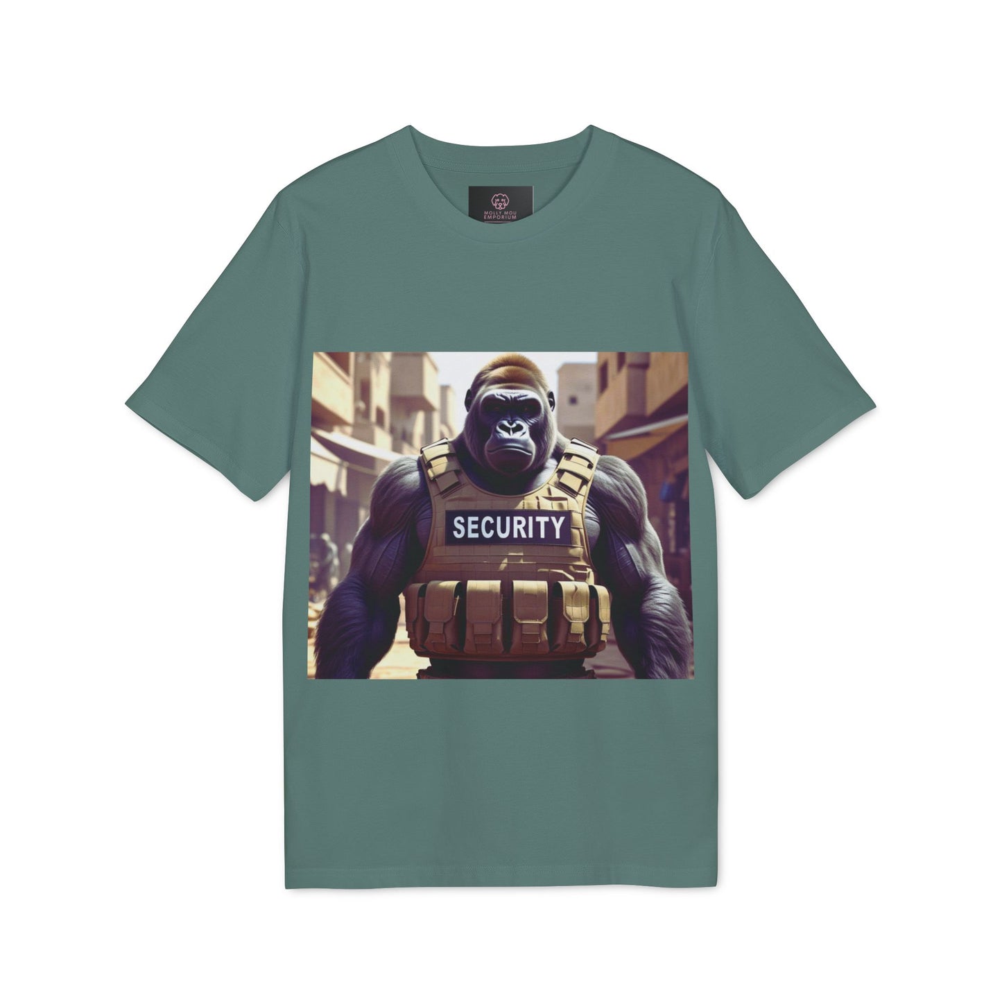 Security Gorilla T-Shirt, Funny Graphic Tee, Unisex Humor Shirt, Gift for Creators, Casual Wear, Streetwear Style