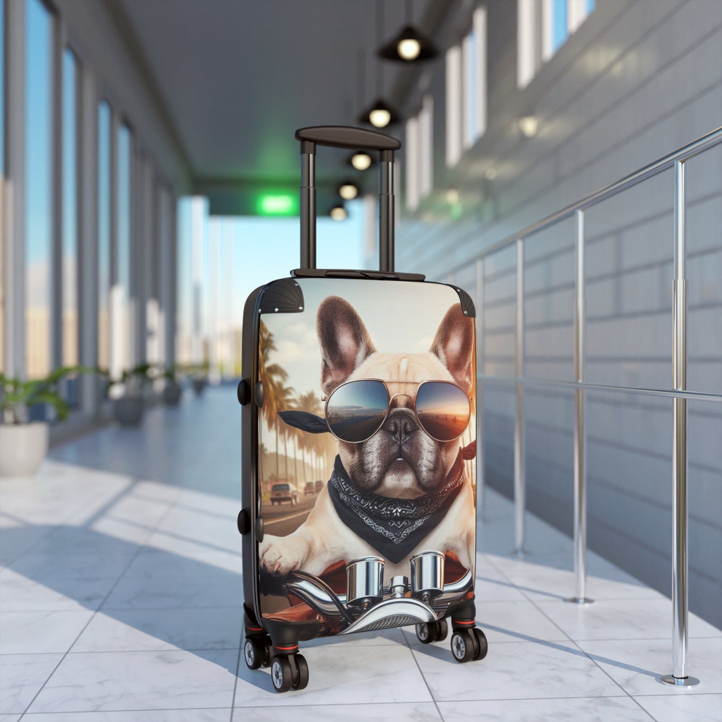 Cool Dog Travel Suitcase - Stylish Pet Lover Luggage