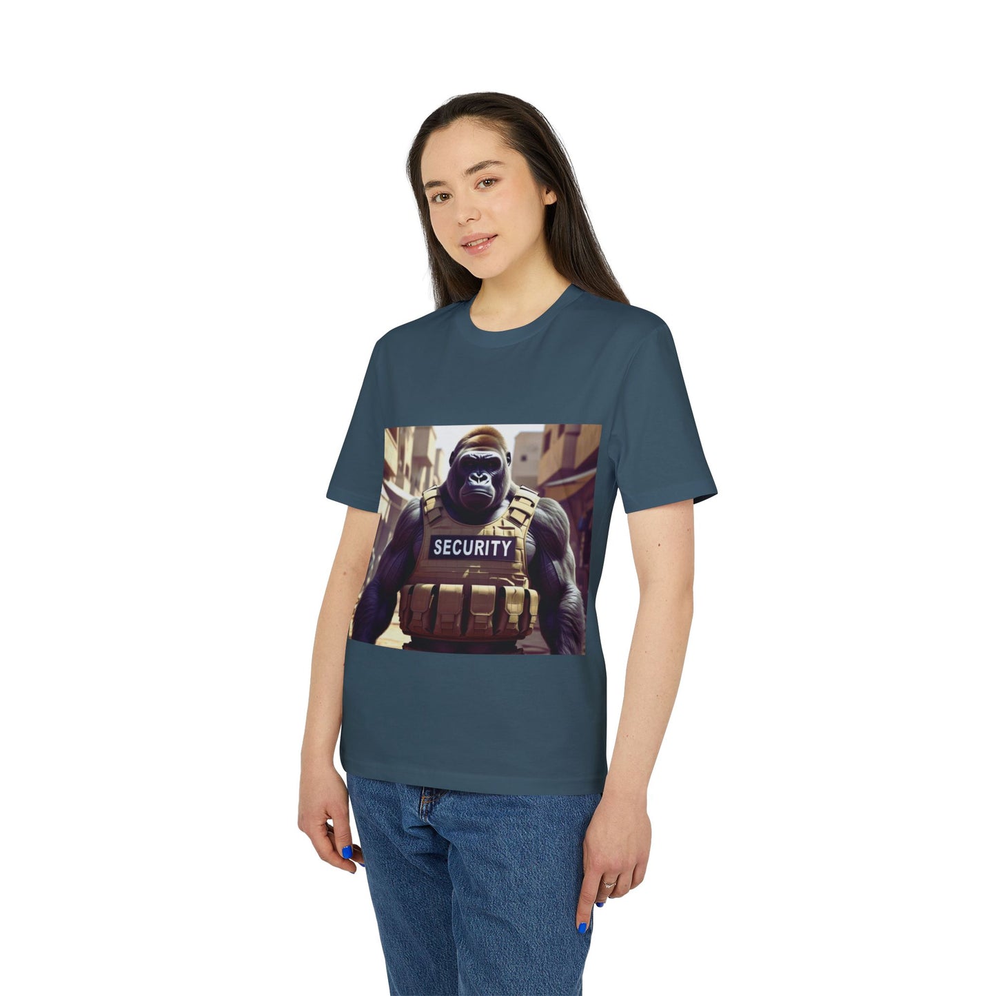 Security Gorilla T-Shirt, Funny Graphic Tee, Unisex Humor Shirt, Gift for Creators, Casual Wear, Streetwear Style