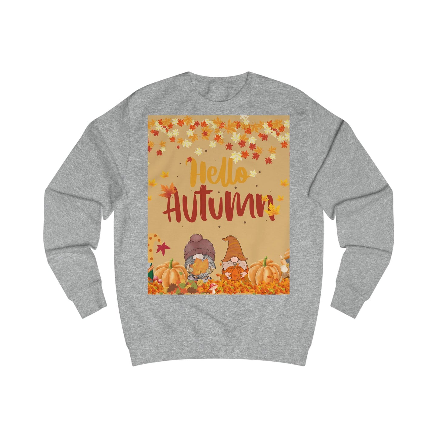 Autumn Gnome Sweatshirt, Cozy Fall Jumper, Perfect Gift for Halloween, Thanksgiving Apparel, Seasonal Fashion