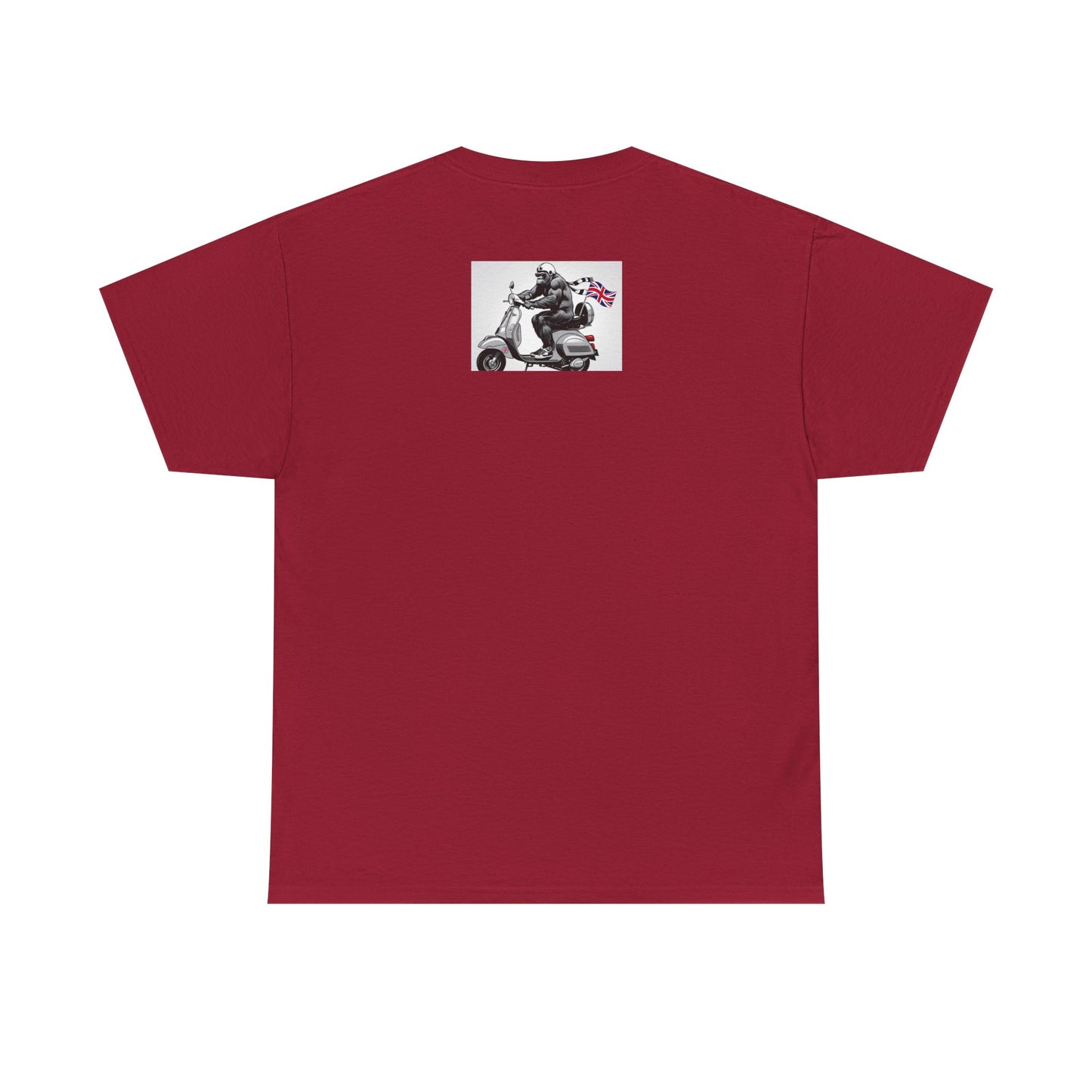 Cool Gorilla Scooter Tee, Unisex Graphic Tee, Fun Animal T-Shirt, Unique Gift for Him, Casual Summer Shirt, Motorcycle Enthusiast Apparel