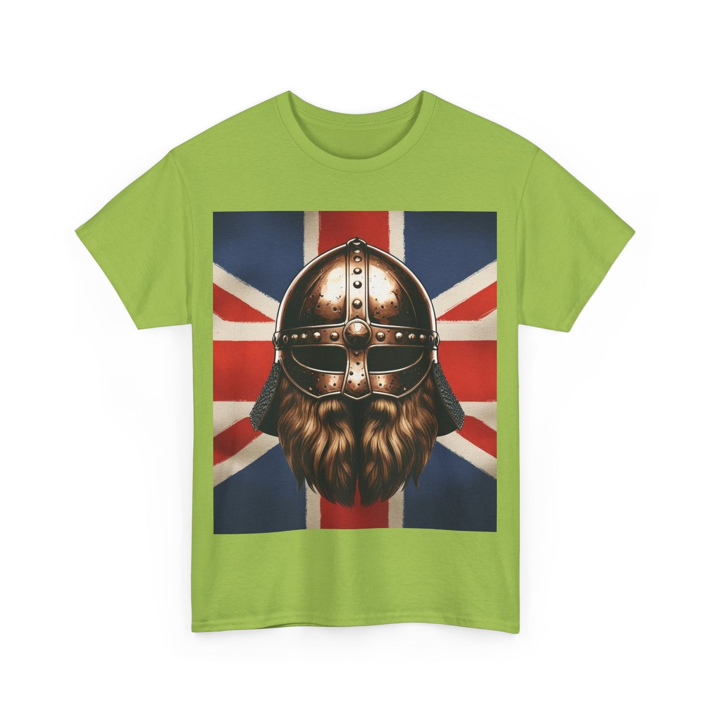 Viking Warrior Cotton Tee, Unisex Graphic T-Shirt, Norse Mythology Shirt, Unique Gift for Dad, Casual Outfit for Men and Women